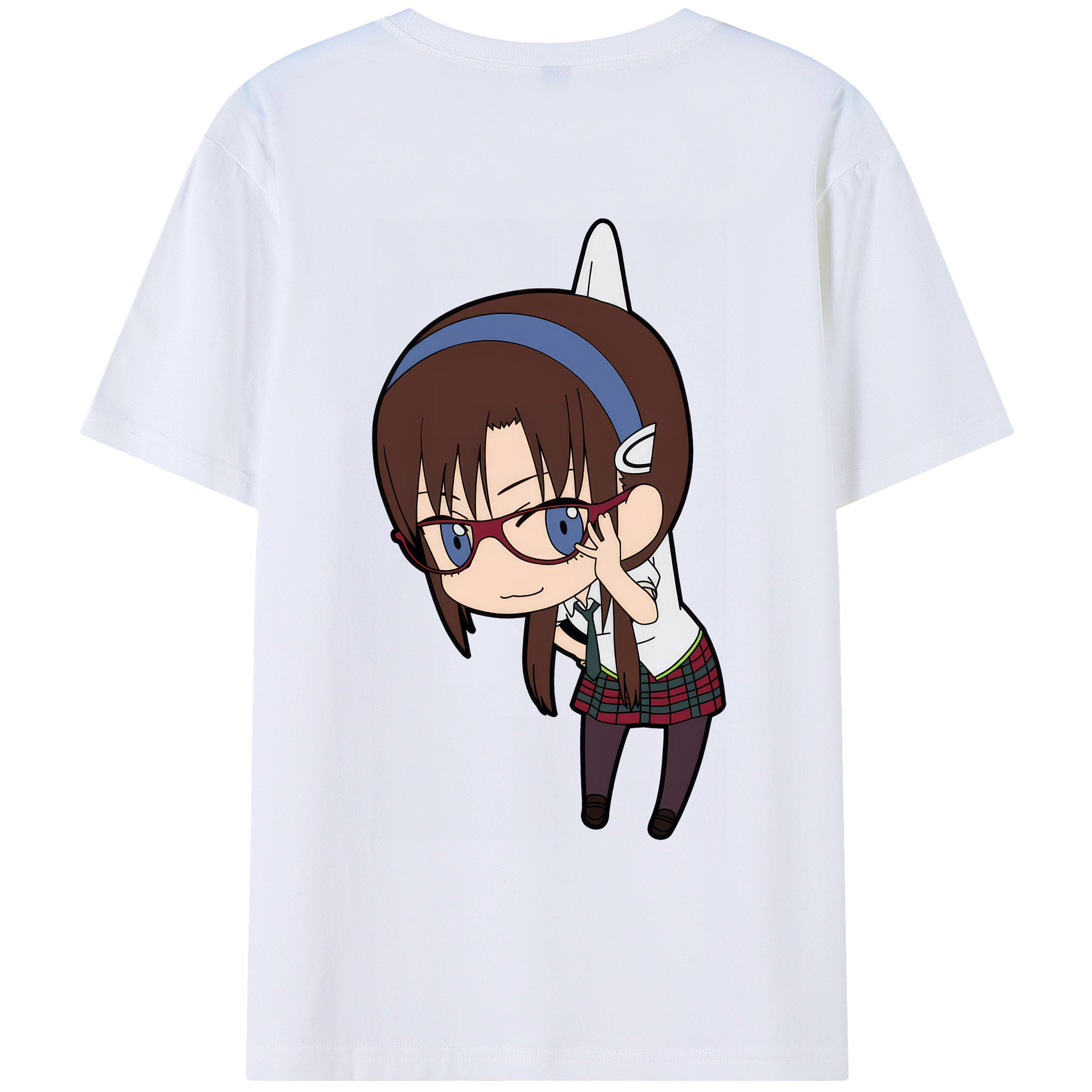 （画像用） EVA 新世紀エヴァンゲリオン 綿100％ メンズ半袖Tシャツ（バックプリント） 通気性