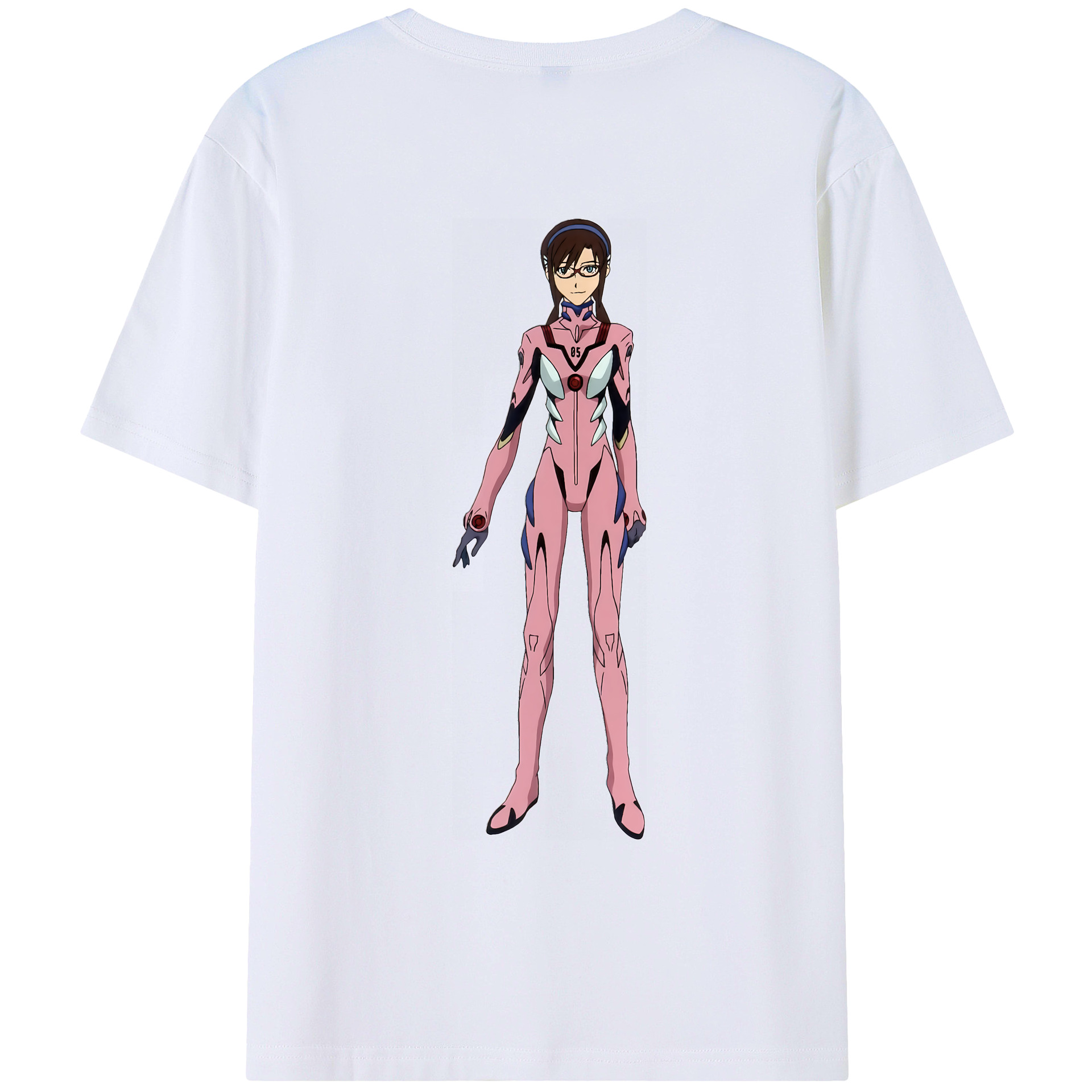 （画像用） EVA 新世紀エヴァンゲリオン 綿100％ メンズ半袖Tシャツ（バックプリント） 通気性