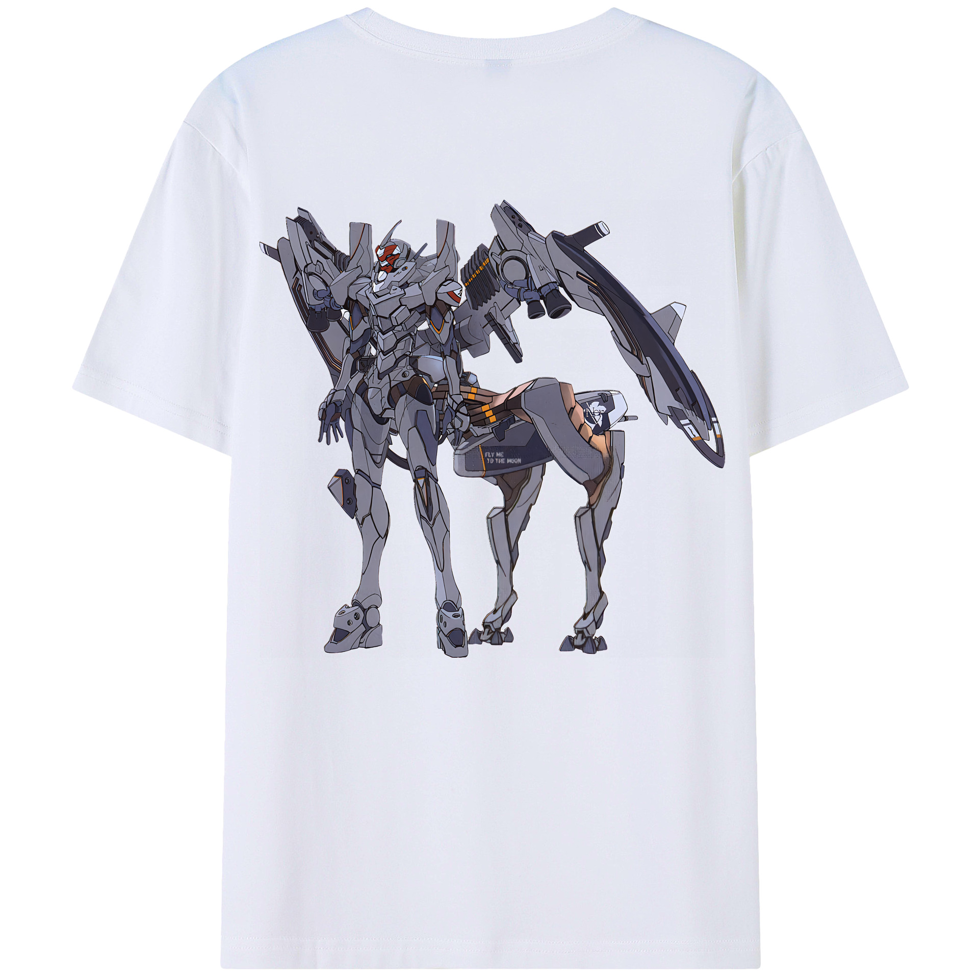 （画像用） EVA 新世紀エヴァンゲリオン 綿100％ メンズ半袖Tシャツ（バックプリント） 通気性