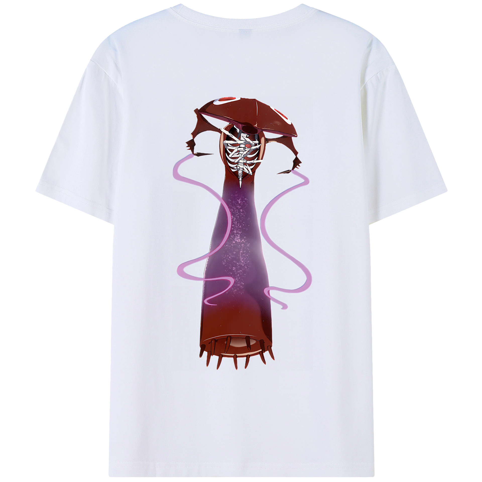 （画像用） EVA 新世紀エヴァンゲリオン 綿100％ メンズ半袖Tシャツ（バックプリント） 通気性