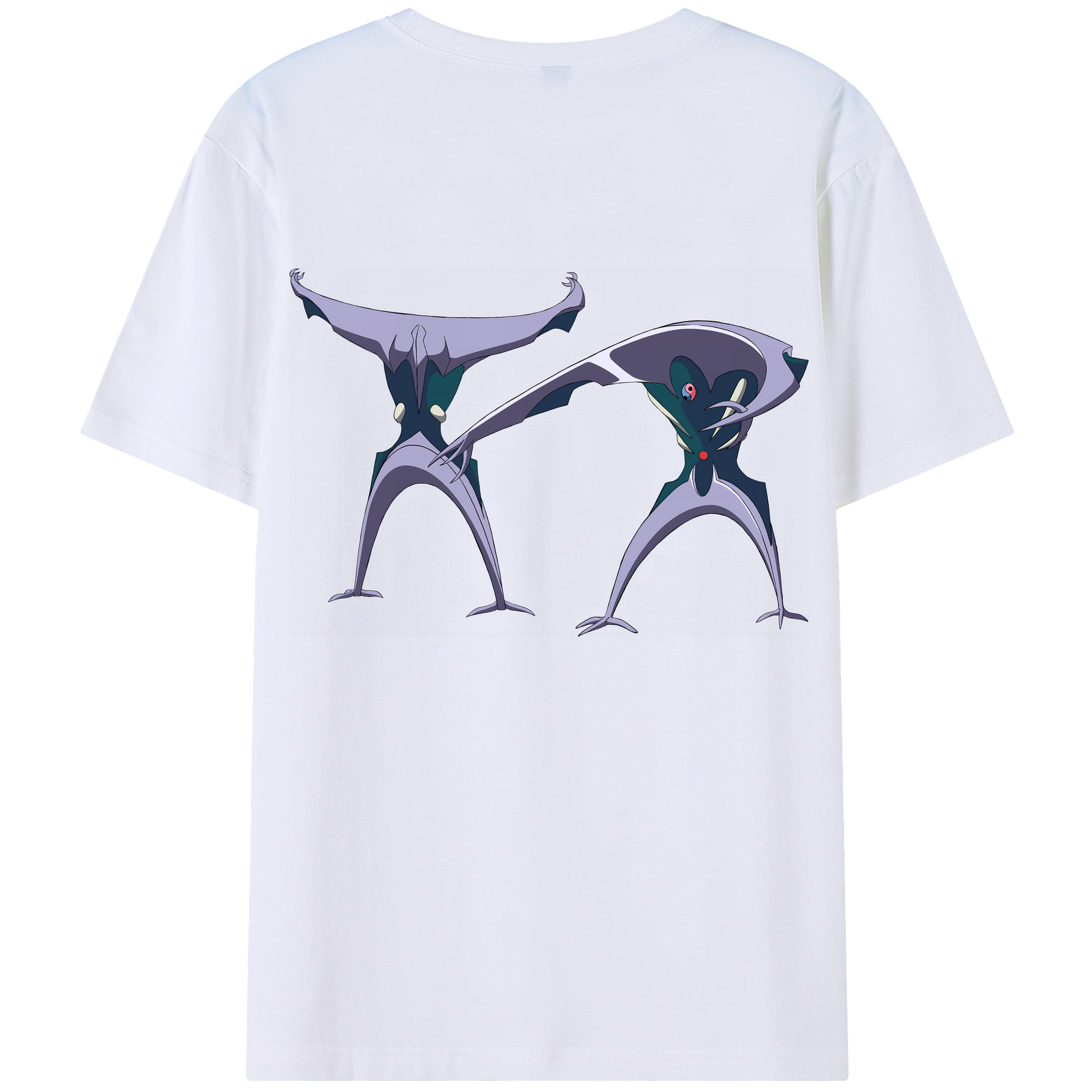 （画像用） EVA 新世紀エヴァンゲリオン 綿100％ メンズ半袖Tシャツ（バックプリント） 通気性