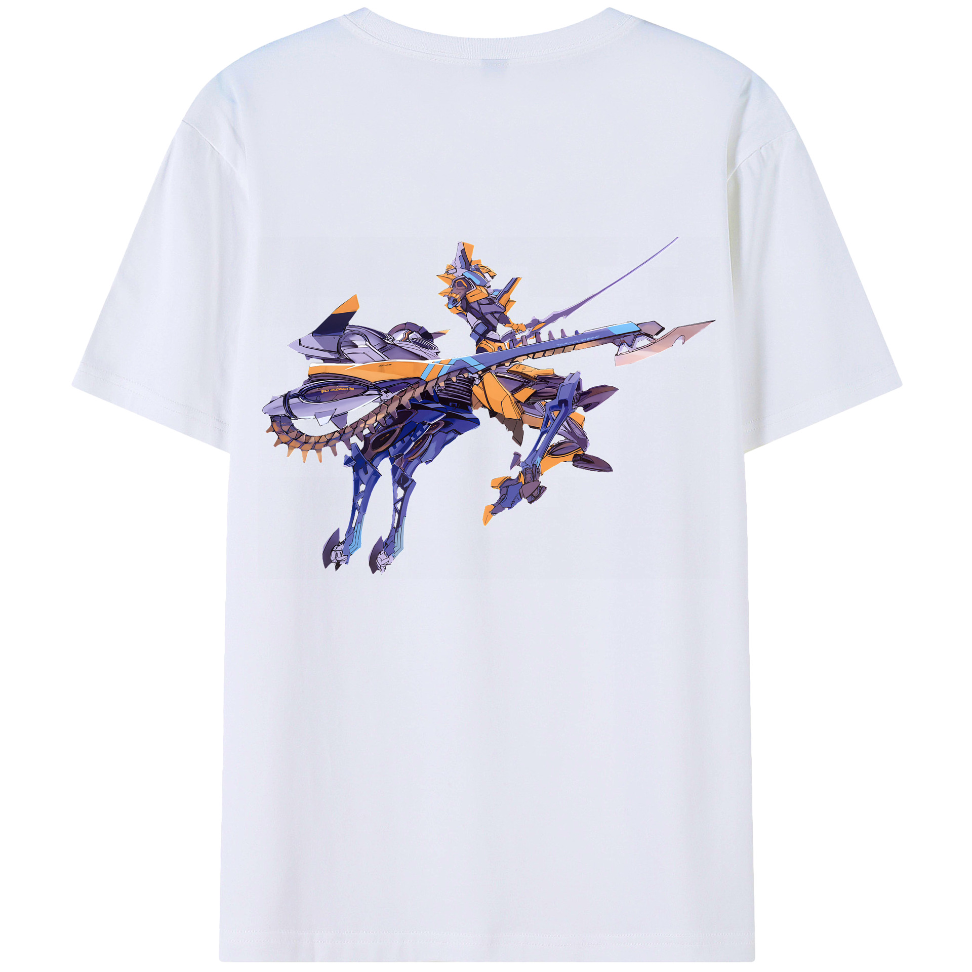 （画像用） EVA 新世紀エヴァンゲリオン 綿100％ メンズ半袖Tシャツ（バックプリント） 通気性