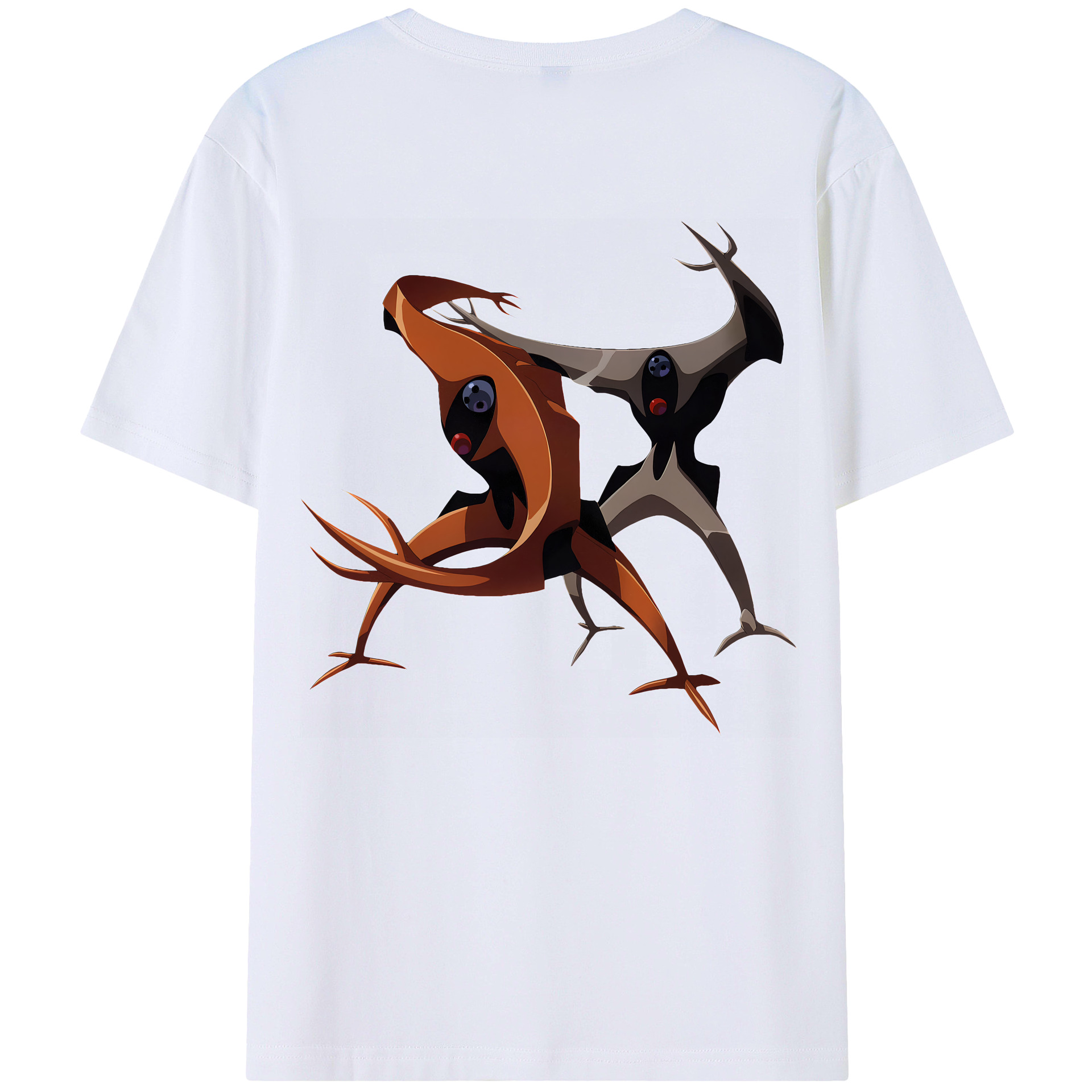 （画像用） EVA 新世紀エヴァンゲリオン 綿100％ メンズ半袖Tシャツ（バックプリント） 通気性