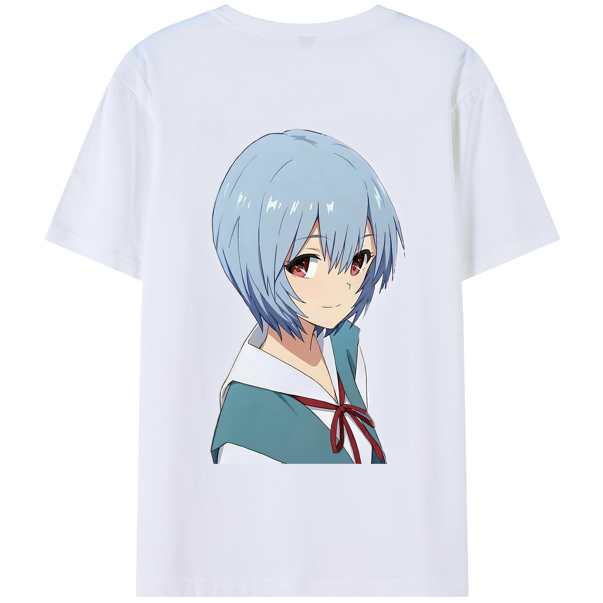 （画像用） EVA 新世紀エヴァンゲリオン 綿100％ メンズ半袖Tシャツ（バックプリント） 通気性