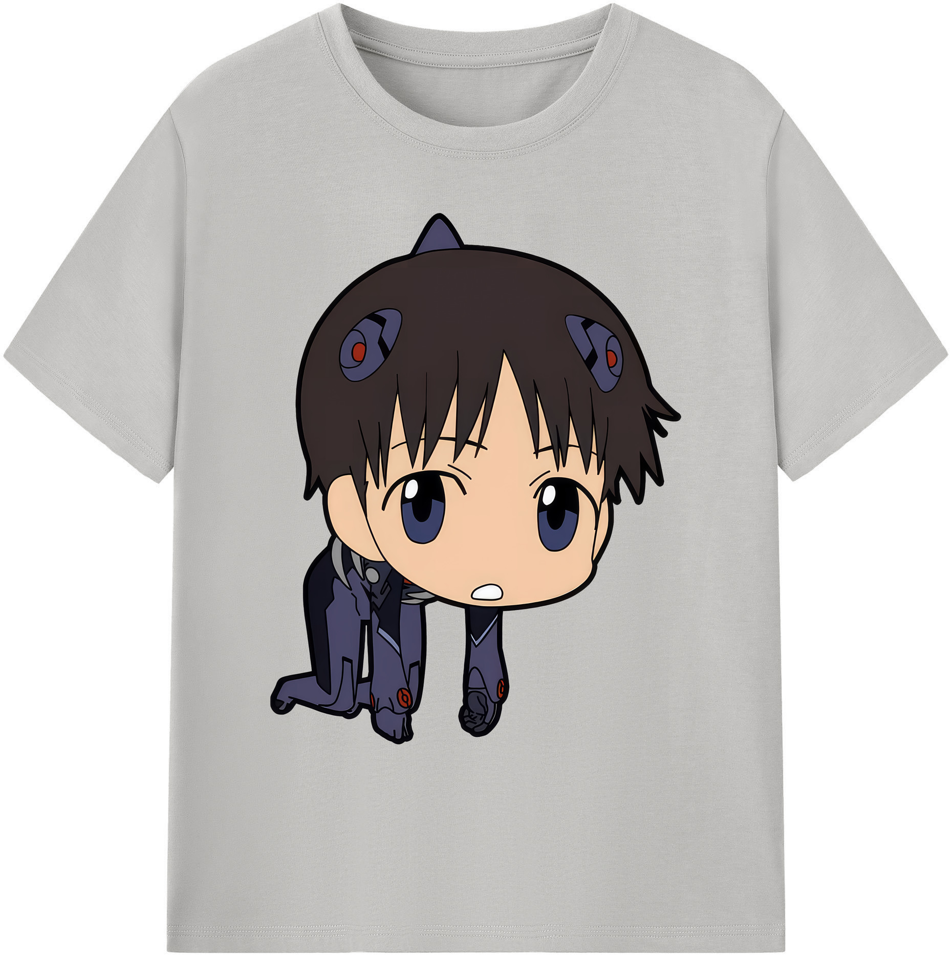 （画像用） EVA 新世紀エヴァンゲリオン 綿100％ メンズ半袖Tシャツ｜肌触りやわらか＆通気性