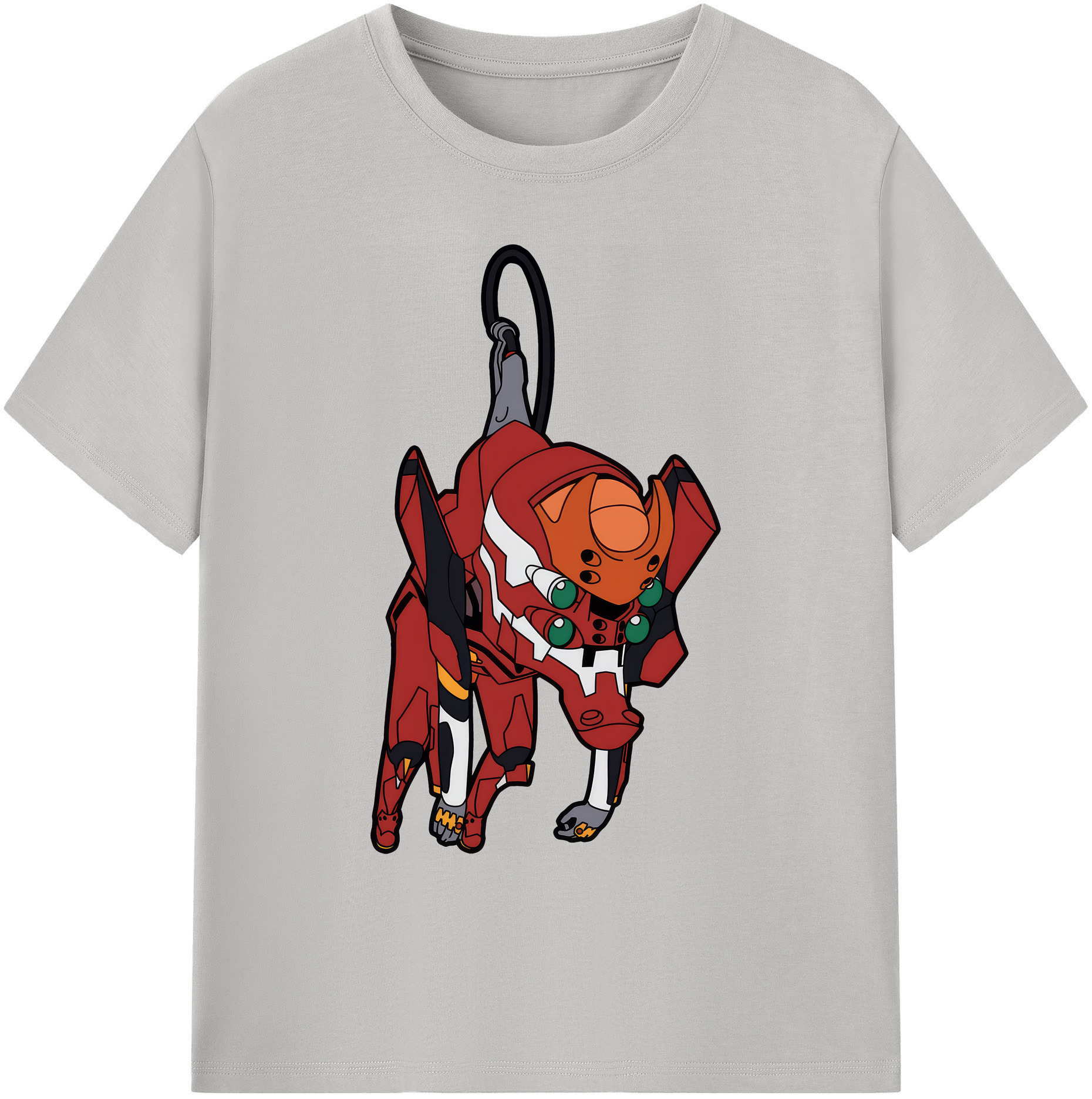 （画像用） EVA 新世紀エヴァンゲリオン 綿100％ メンズ半袖Tシャツ｜肌触りやわらか＆通気性