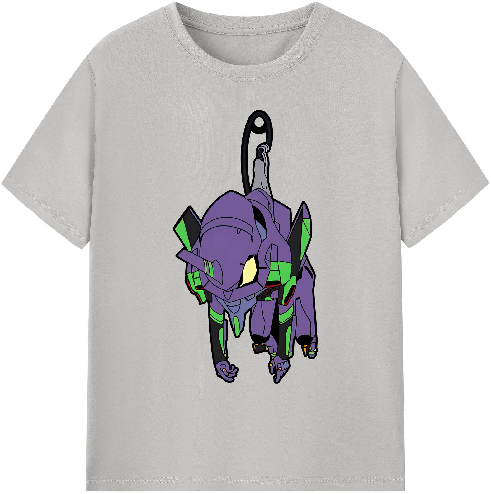 （画像用） EVA 新世紀エヴァンゲリオン 綿100％ メンズ半袖Tシャツ｜肌触りやわらか＆通気性
