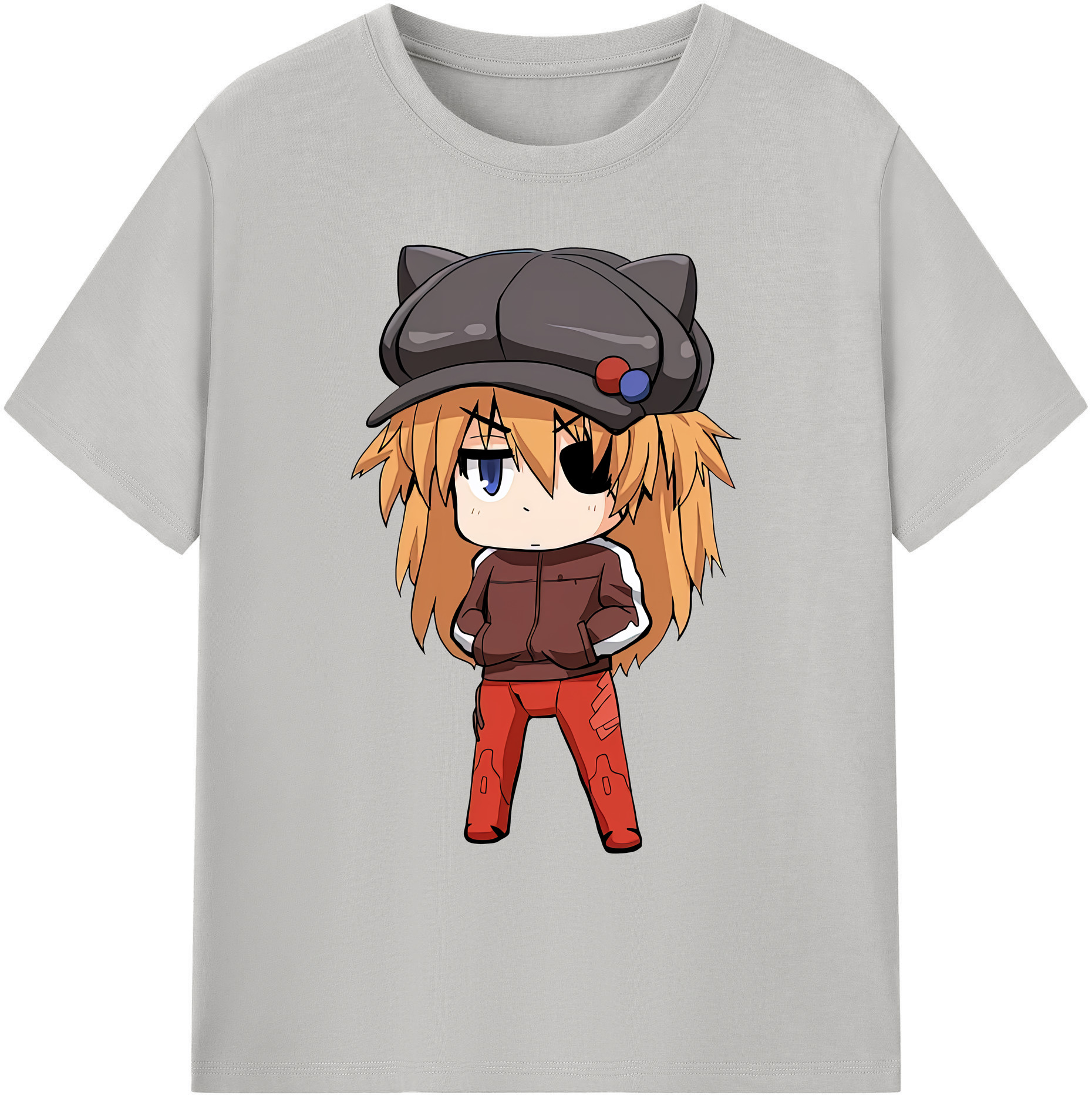 （画像用） EVA 新世紀エヴァンゲリオン 綿100％ メンズ半袖Tシャツ｜肌触りやわらか＆通気性