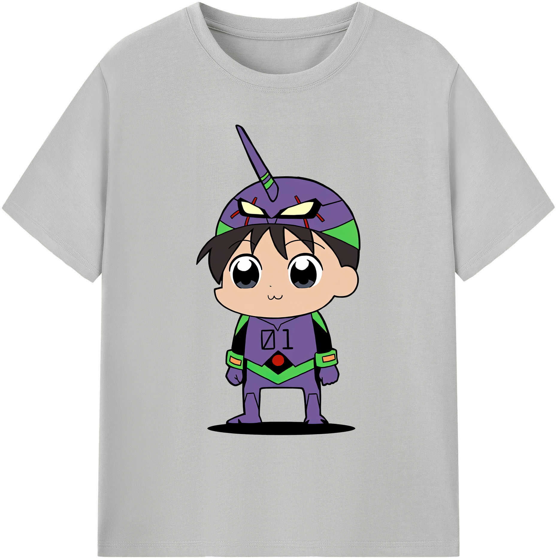 （画像用） EVA 新世紀エヴァンゲリオン 綿100％ メンズ半袖Tシャツ｜肌触りやわらか＆通気性