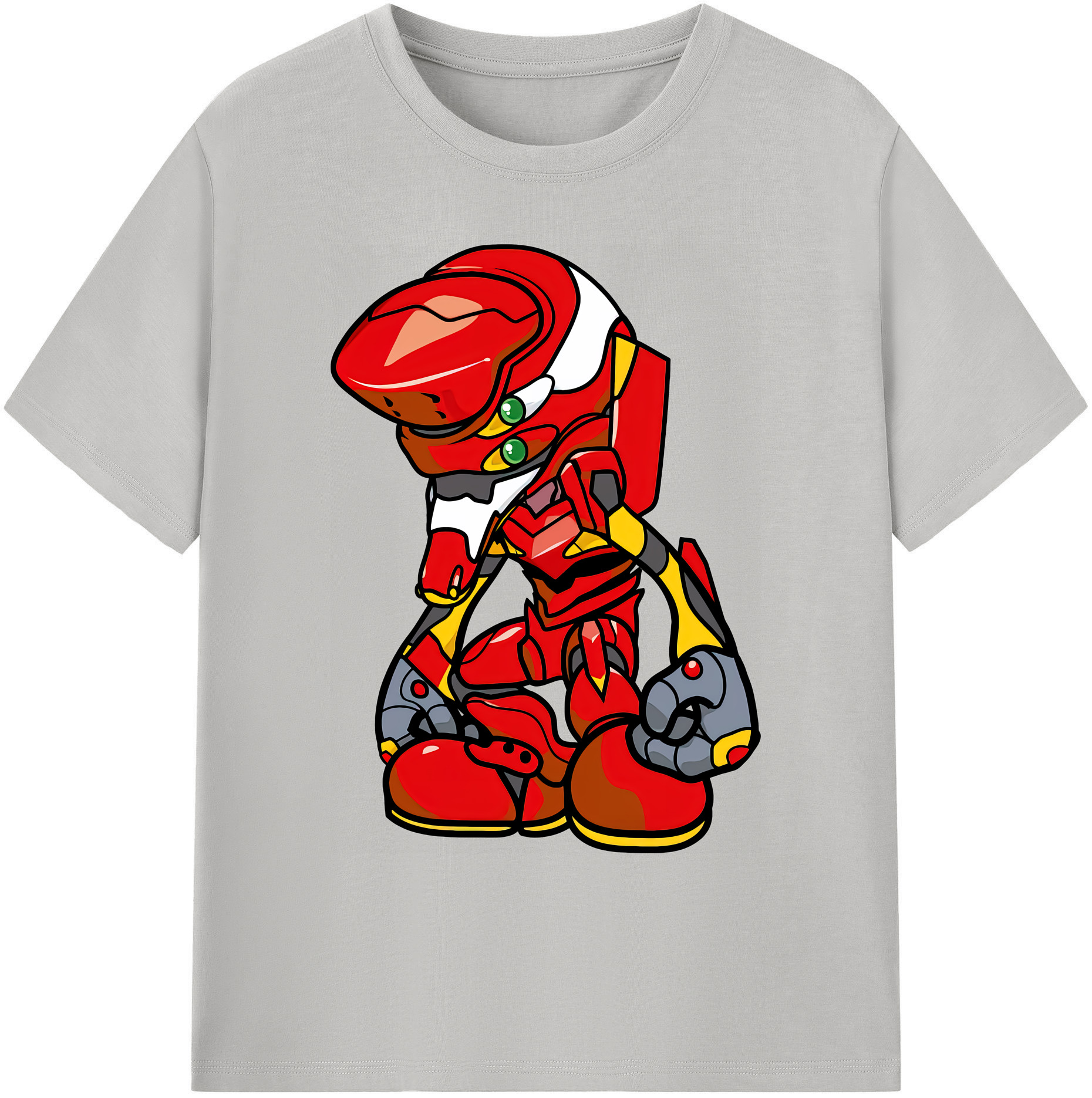 （画像用） EVA 新世紀エヴァンゲリオン 綿100％ メンズ半袖Tシャツ｜肌触りやわらか＆通気性