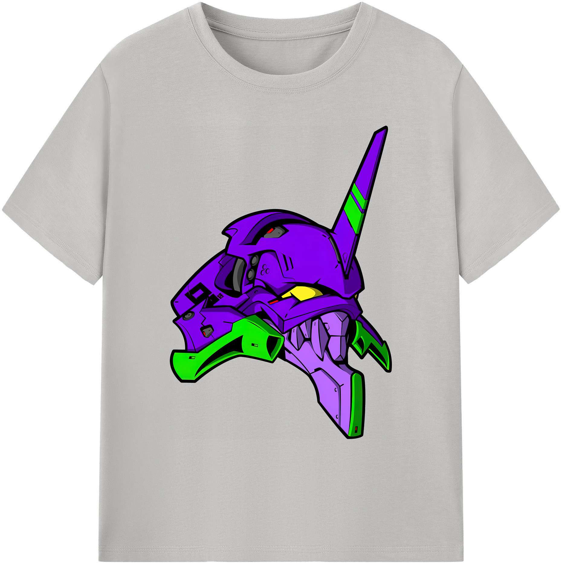 （画像用） EVA 新世紀エヴァンゲリオン 綿100％ メンズ半袖Tシャツ｜肌触りやわらか＆通気性