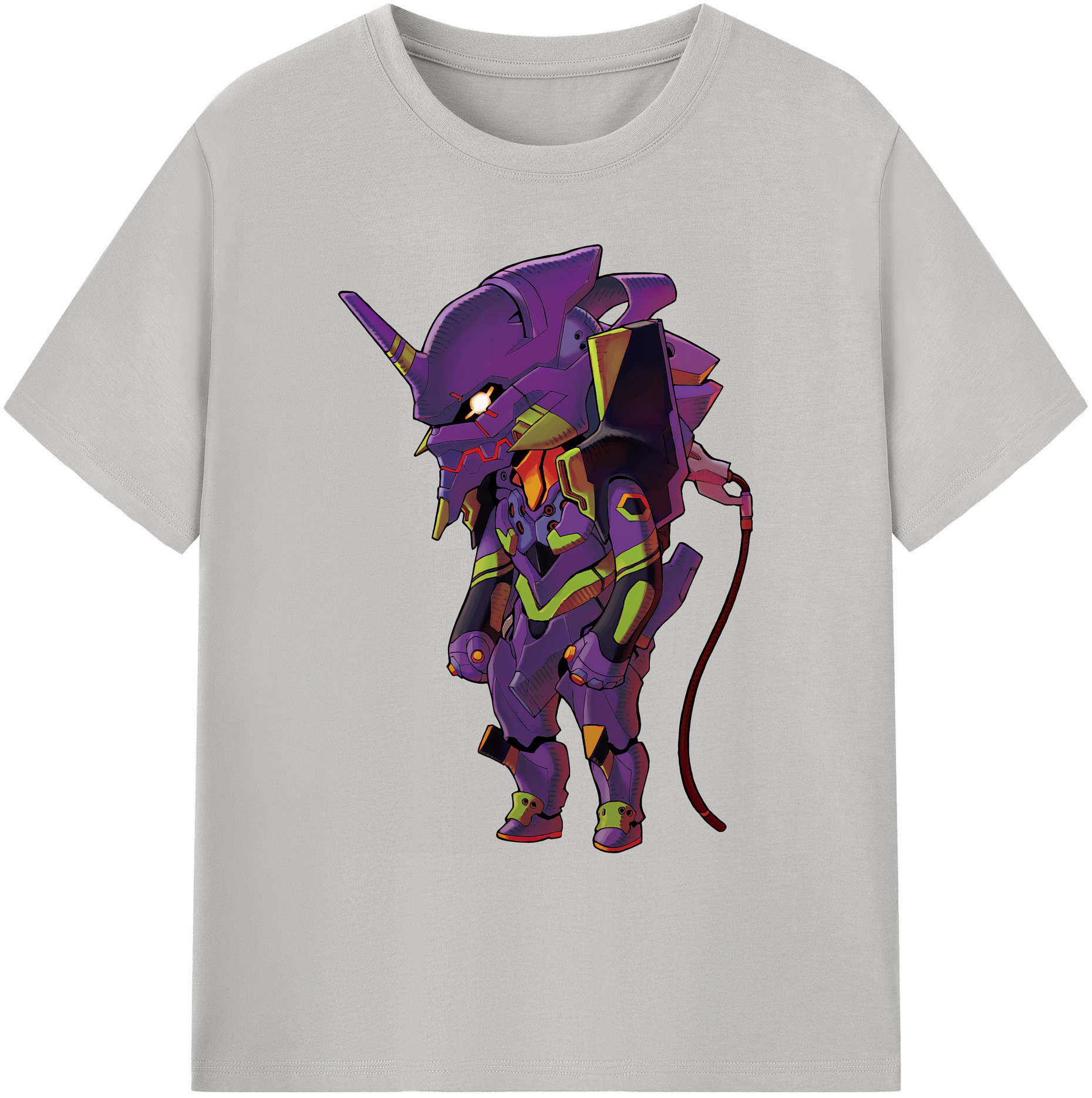 （画像用） EVA 新世紀エヴァンゲリオン 綿100％ メンズ半袖Tシャツ｜肌触りやわらか＆通気性