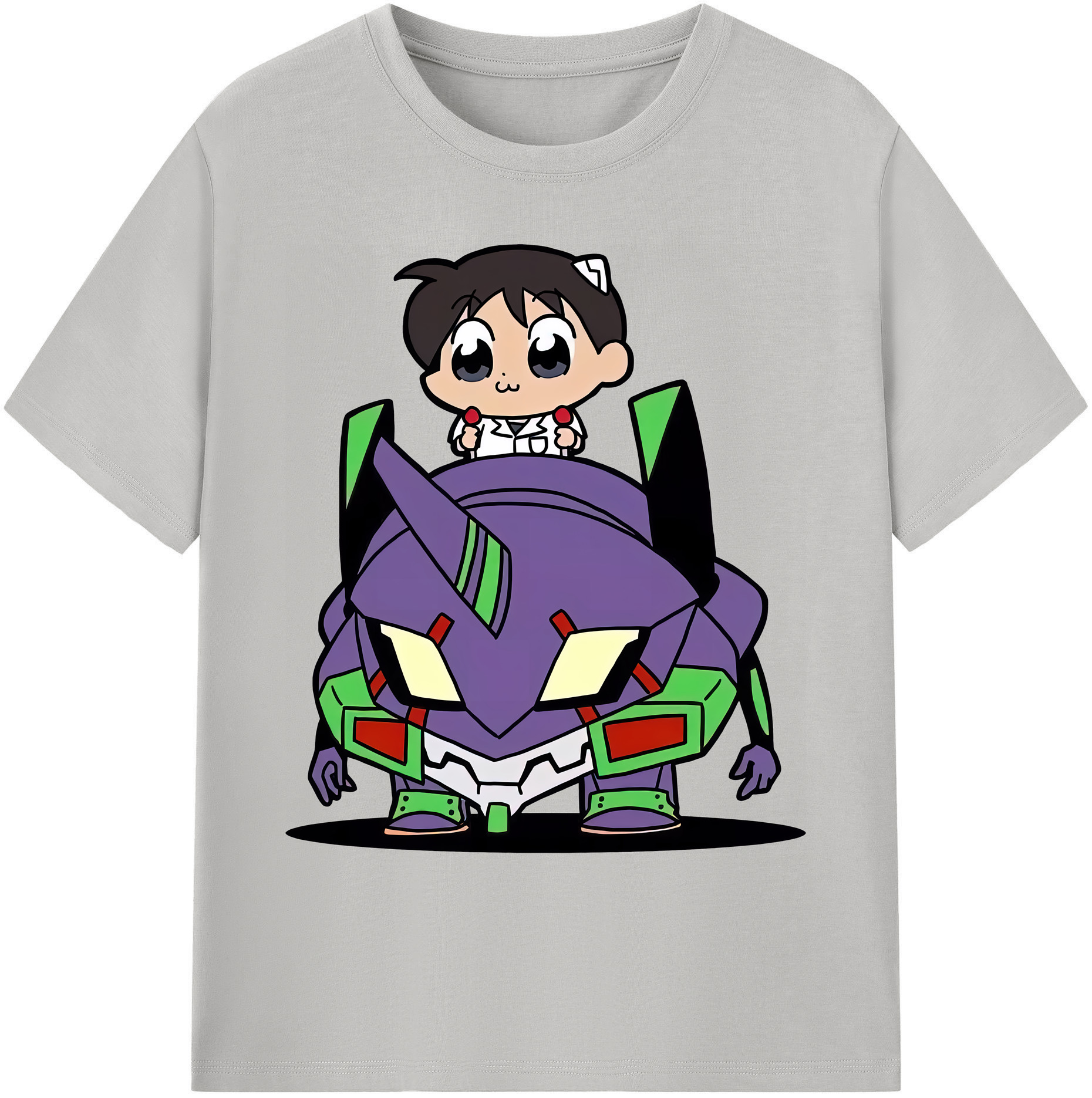 （画像用） EVA 新世紀エヴァンゲリオン 綿100％ メンズ半袖Tシャツ｜肌触りやわらか＆通気性