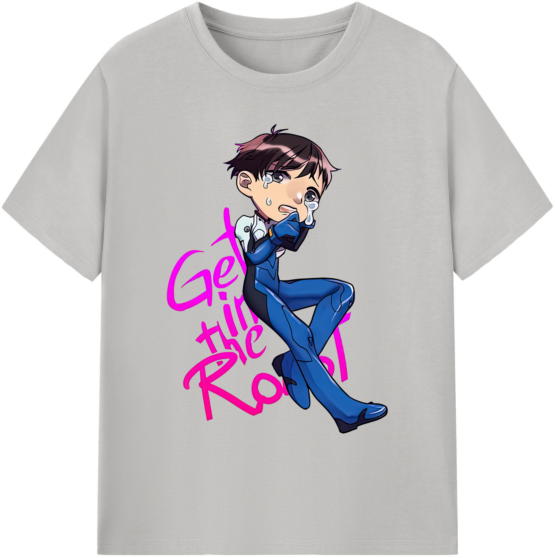 （画像用） EVA 新世紀エヴァンゲリオン 綿100％ メンズ半袖Tシャツ｜肌触りやわらか＆通気性