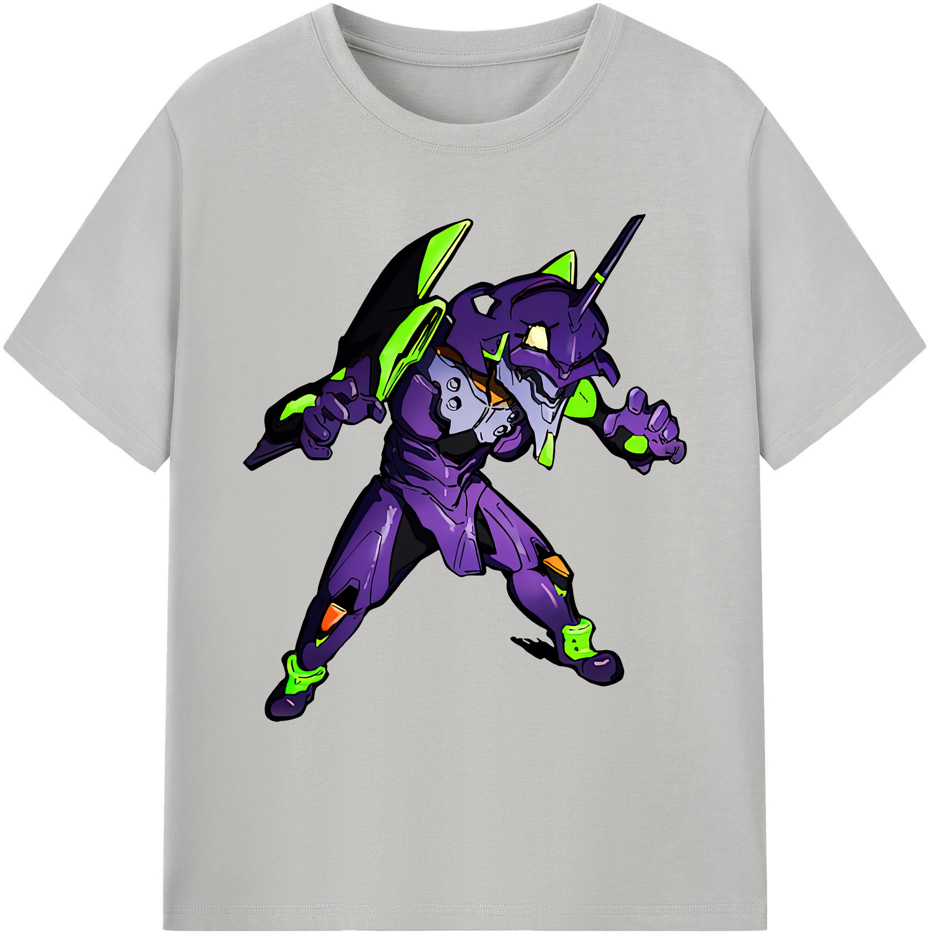 （画像用） EVA 新世紀エヴァンゲリオン 綿100％ メンズ半袖Tシャツ｜肌触りやわらか＆通気性