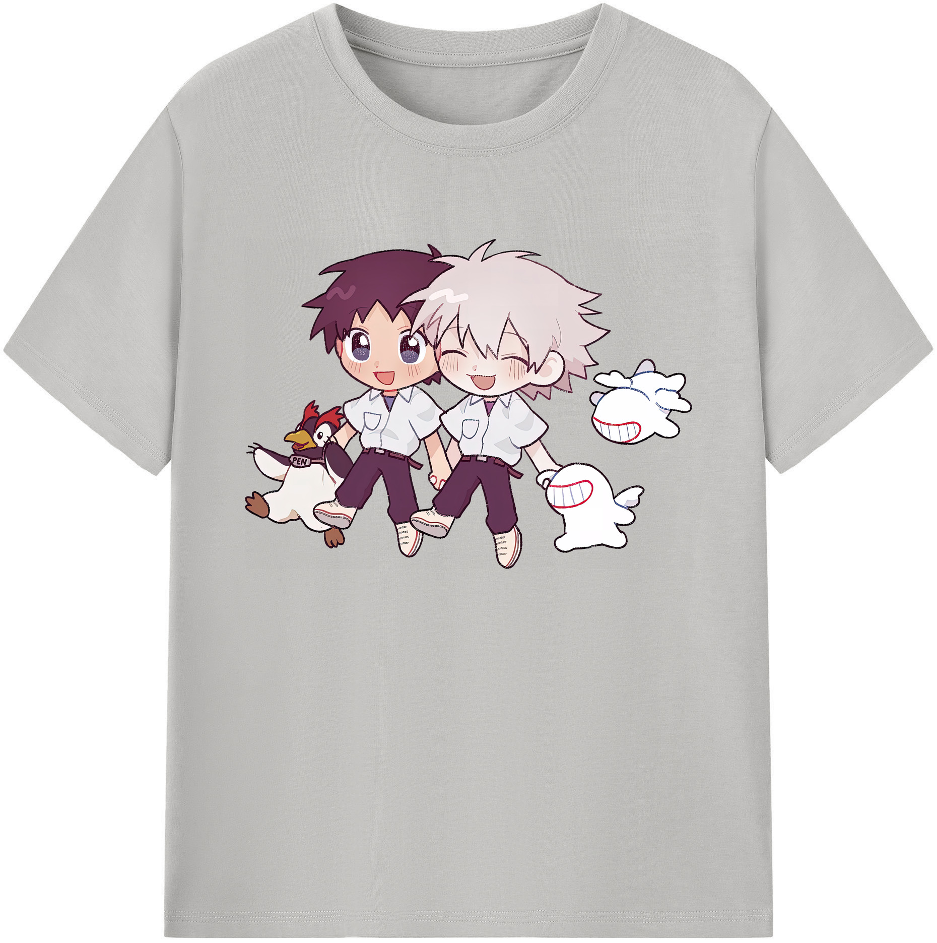 （画像用） EVA 新世紀エヴァンゲリオン 綿100％ メンズ半袖Tシャツ｜肌触りやわらか＆通気性