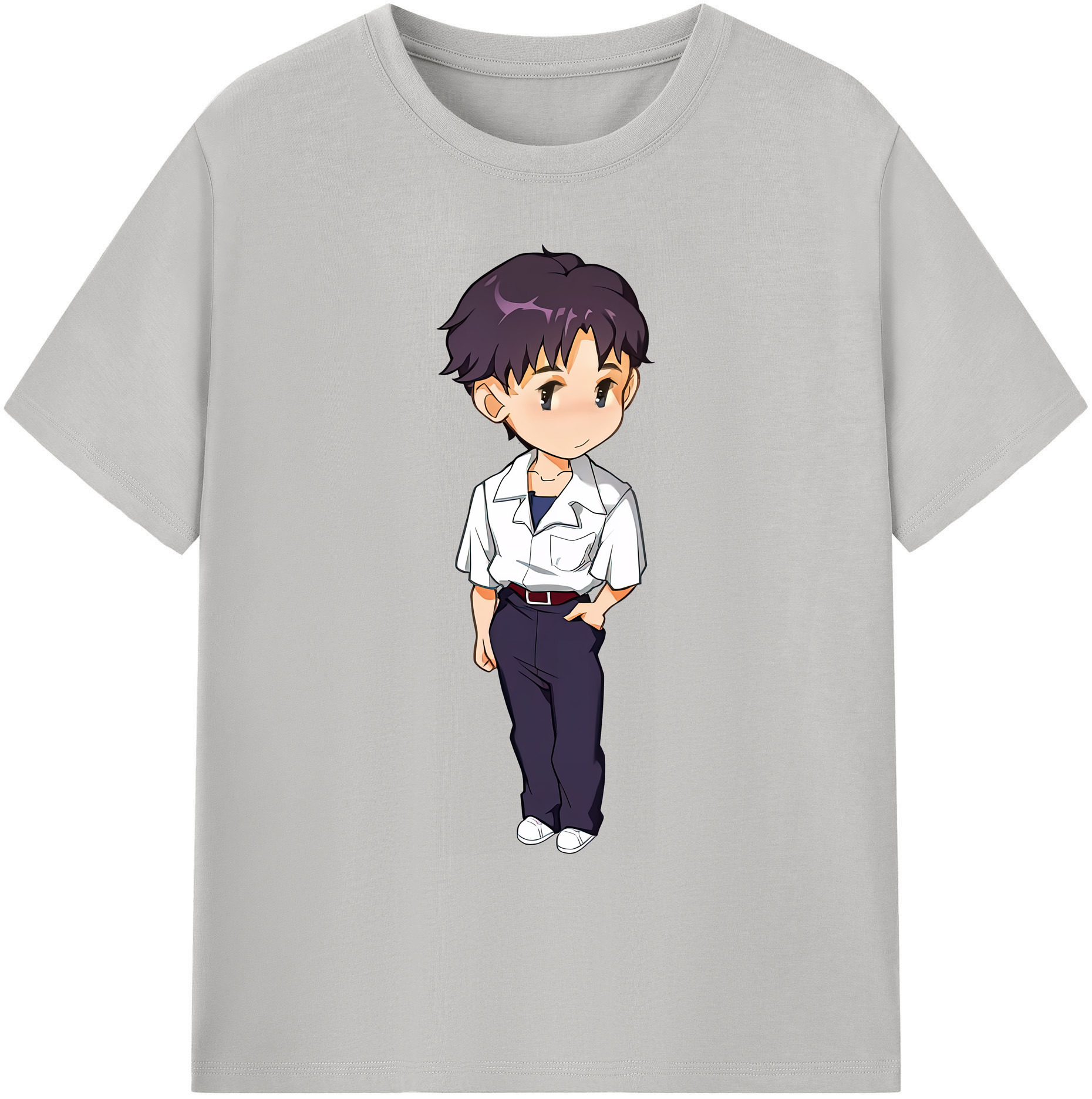 （画像用） EVA 新世紀エヴァンゲリオン 綿100％ メンズ半袖Tシャツ｜肌触りやわらか＆通気性