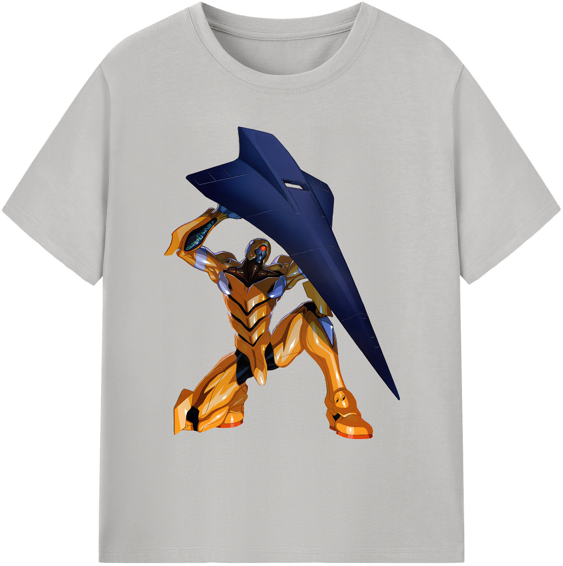 （画像用） EVA 新世紀エヴァンゲリオン 綿100％ メンズ半袖Tシャツ｜肌触りやわらか＆通気性