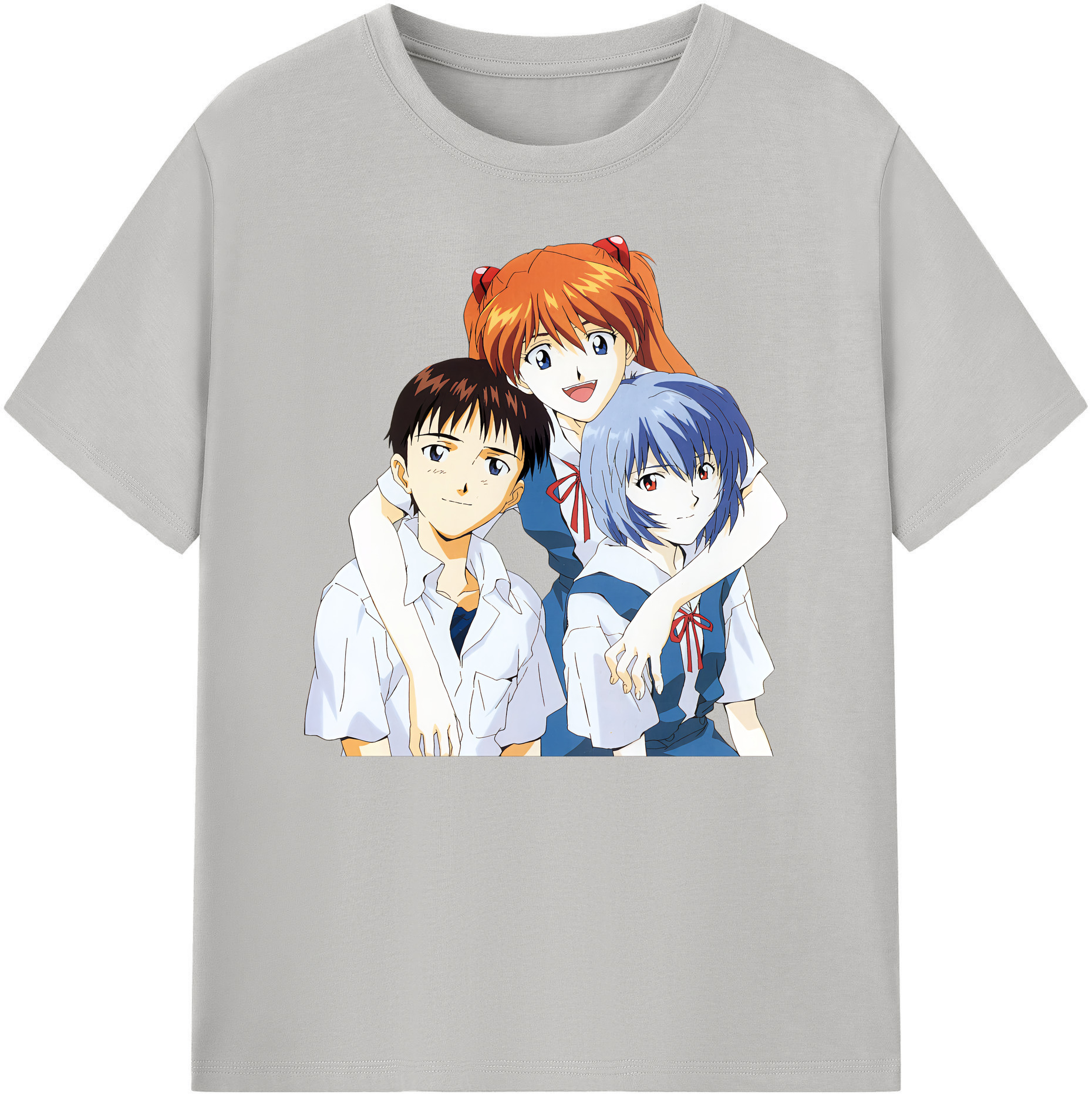 （画像用） EVA 新世紀エヴァンゲリオン 綿100％ メンズ半袖Tシャツ｜肌触りやわらか＆通気性