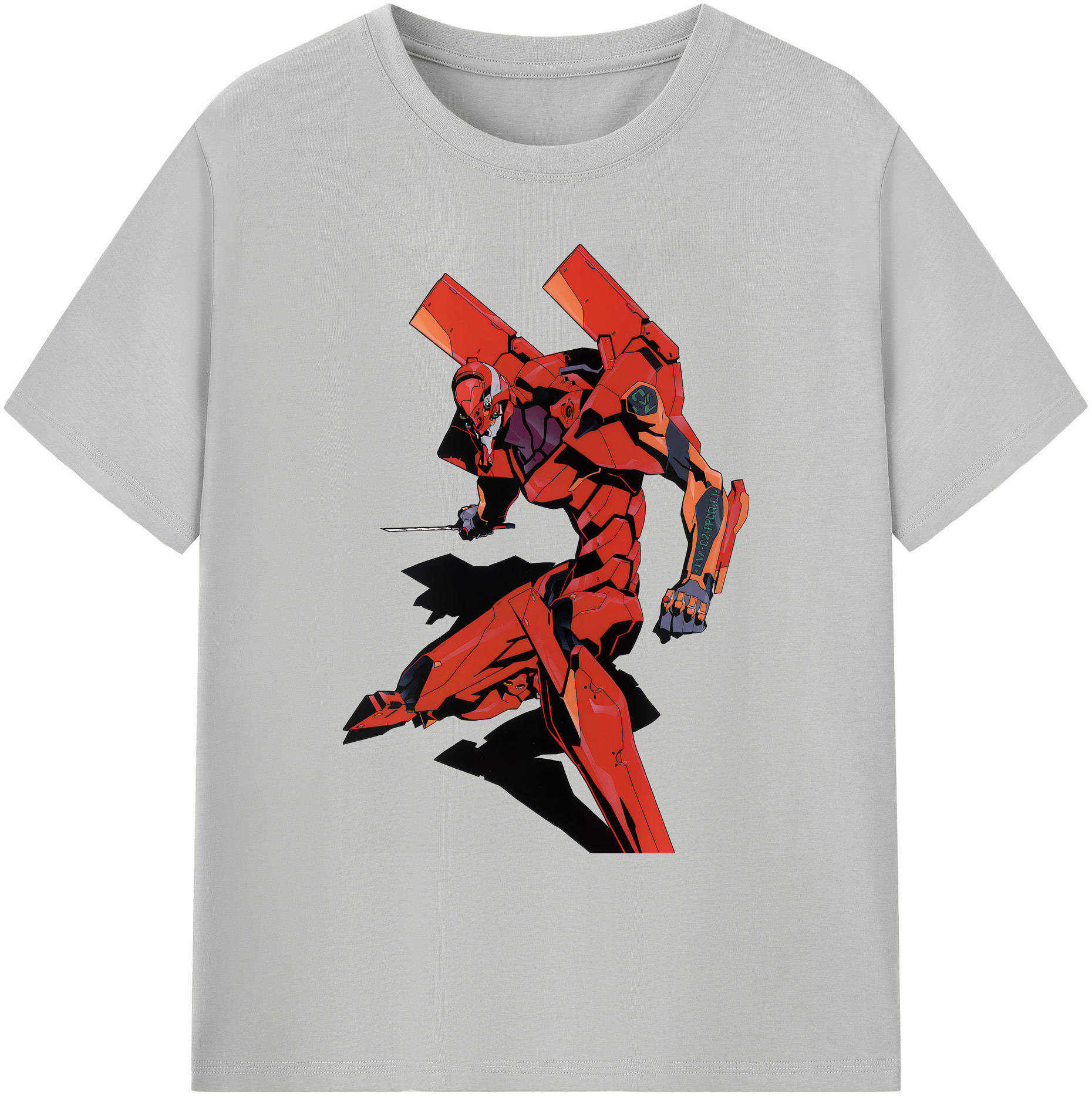 （画像用） EVA 新世紀エヴァンゲリオン 綿100％ メンズ半袖Tシャツ｜肌触りやわらか＆通気性