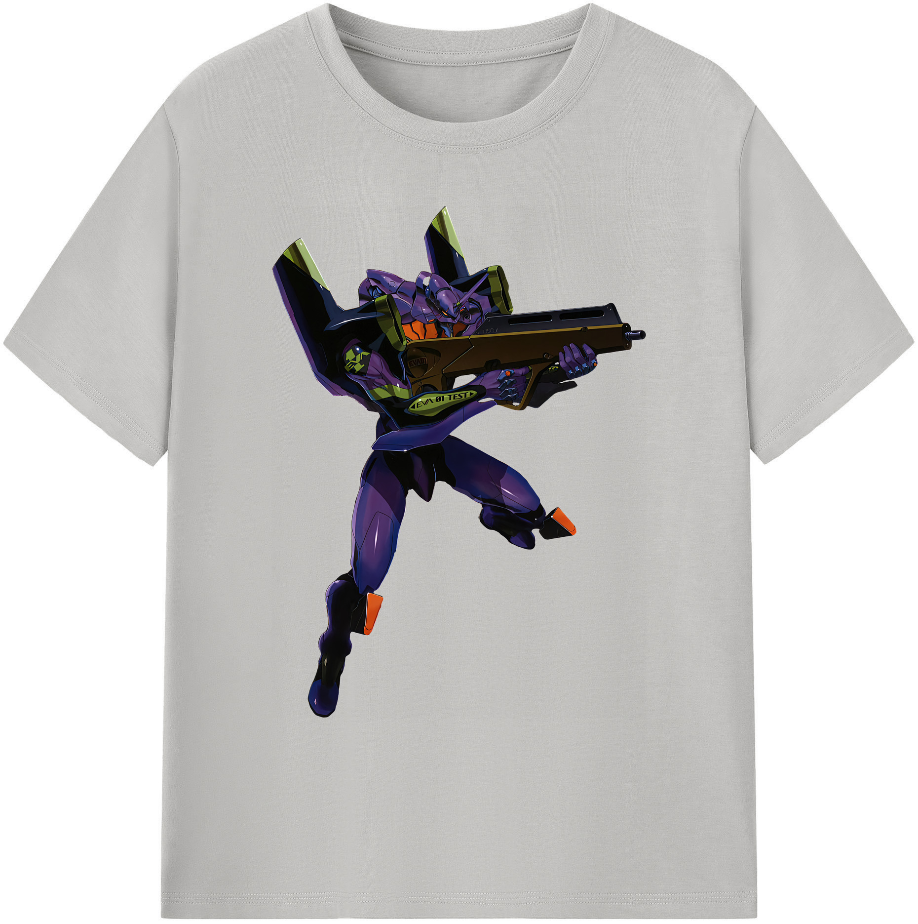 （画像用） EVA 新世紀エヴァンゲリオン 綿100％ メンズ半袖Tシャツ｜肌触りやわらか＆通気性