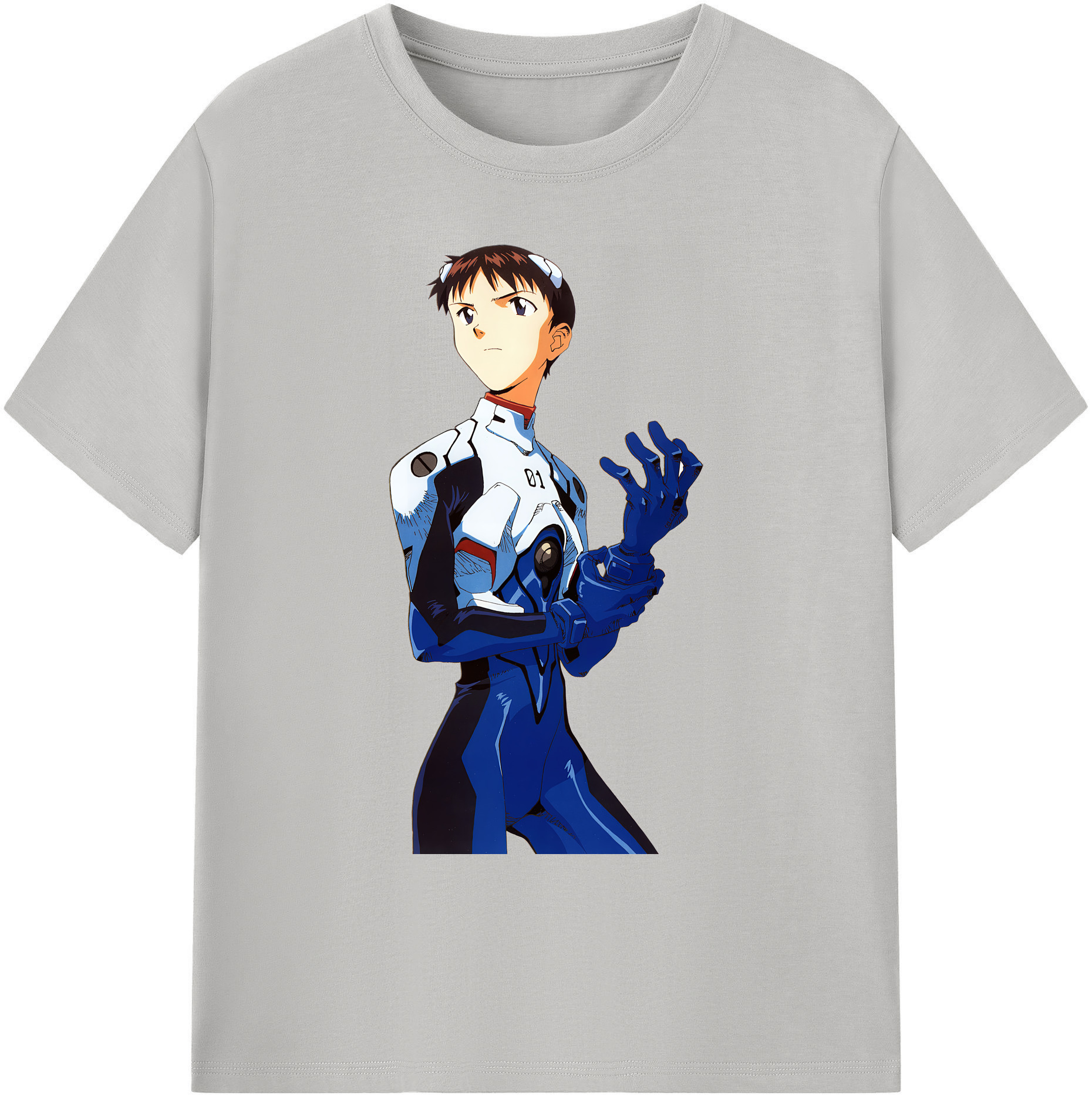 （画像用） EVA 新世紀エヴァンゲリオン 綿100％ メンズ半袖Tシャツ｜肌触りやわらか＆通気性