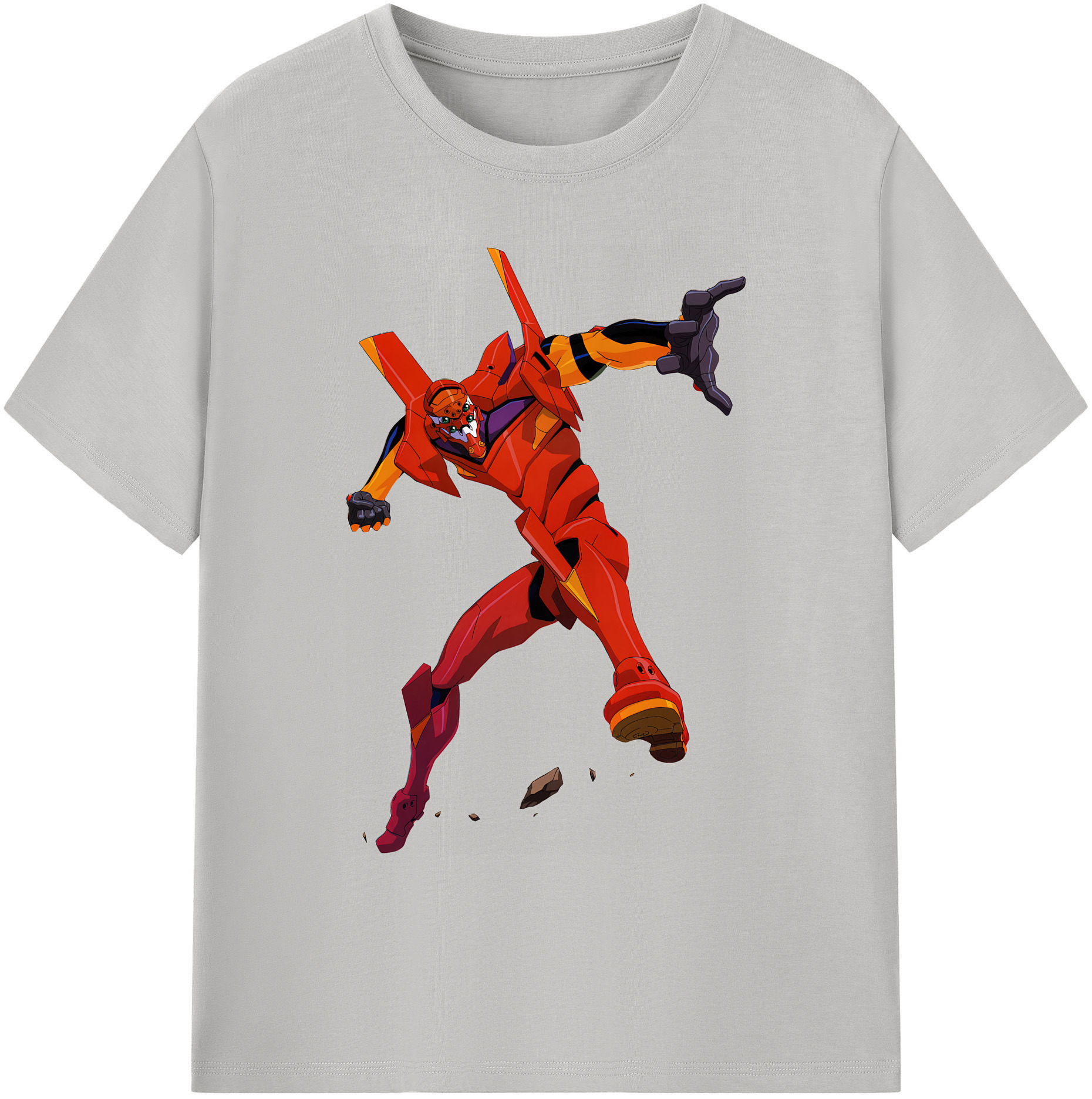 （画像用） EVA 新世紀エヴァンゲリオン 綿100％ メンズ半袖Tシャツ｜肌触りやわらか＆通気性