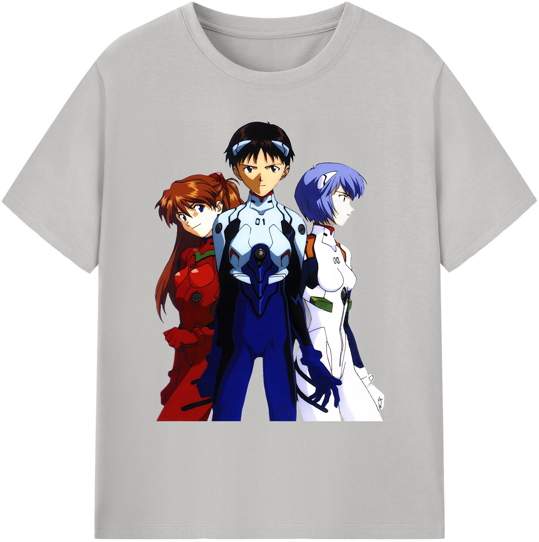 （画像用） EVA 新世紀エヴァンゲリオン 綿100％ メンズ半袖Tシャツ｜肌触りやわらか＆通気性