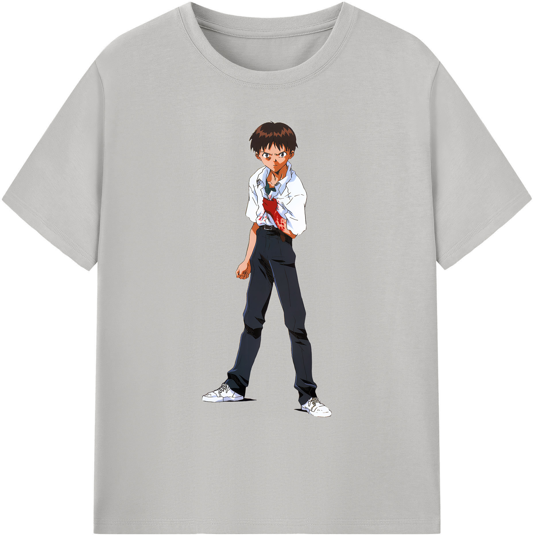 （画像用） EVA 新世紀エヴァンゲリオン 綿100％ メンズ半袖Tシャツ｜肌触りやわらか＆通気性