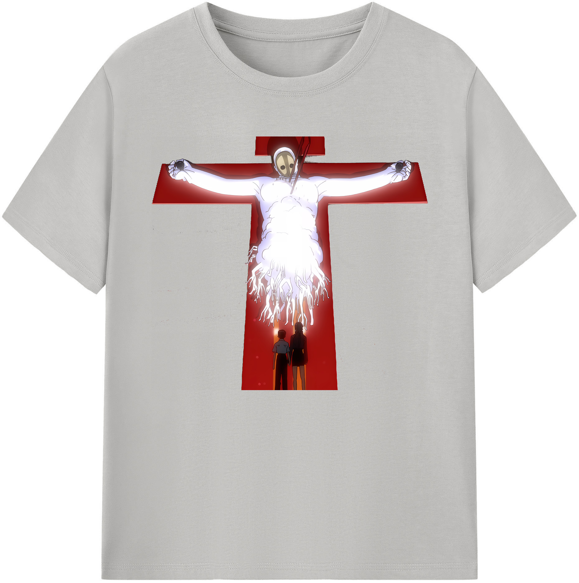 （画像用） EVA 新世紀エヴァンゲリオン 綿100％ メンズ半袖Tシャツ｜肌触りやわらか＆通気性
