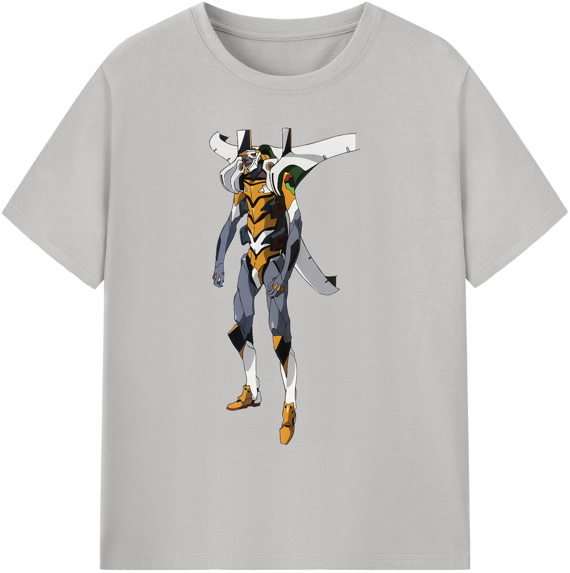 （画像用） EVA 新世紀エヴァンゲリオン 綿100％ メンズ半袖Tシャツ｜肌触りやわらか＆通気性
