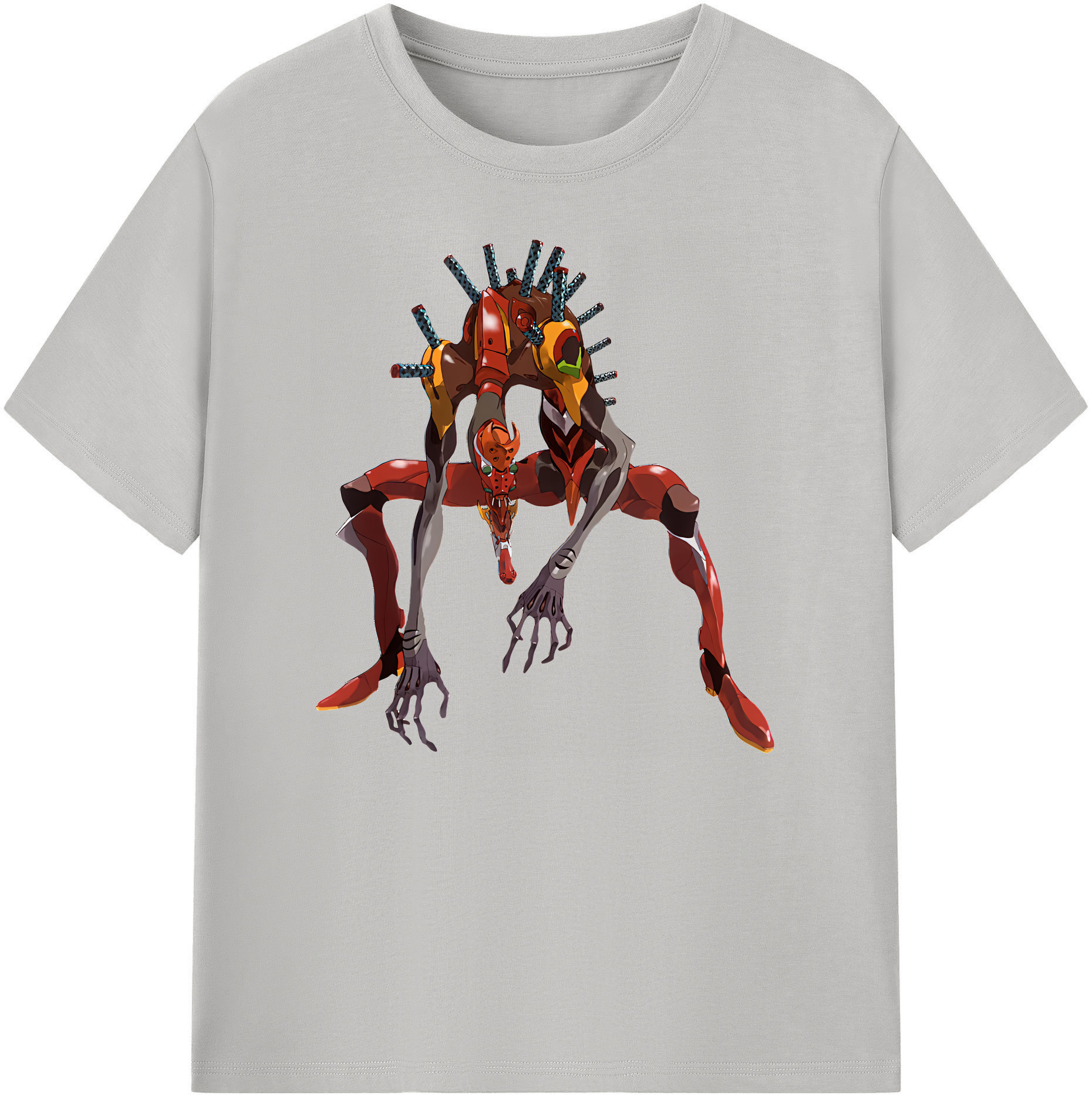 （画像用） EVA 新世紀エヴァンゲリオン 綿100％ メンズ半袖Tシャツ｜肌触りやわらか＆通気性
