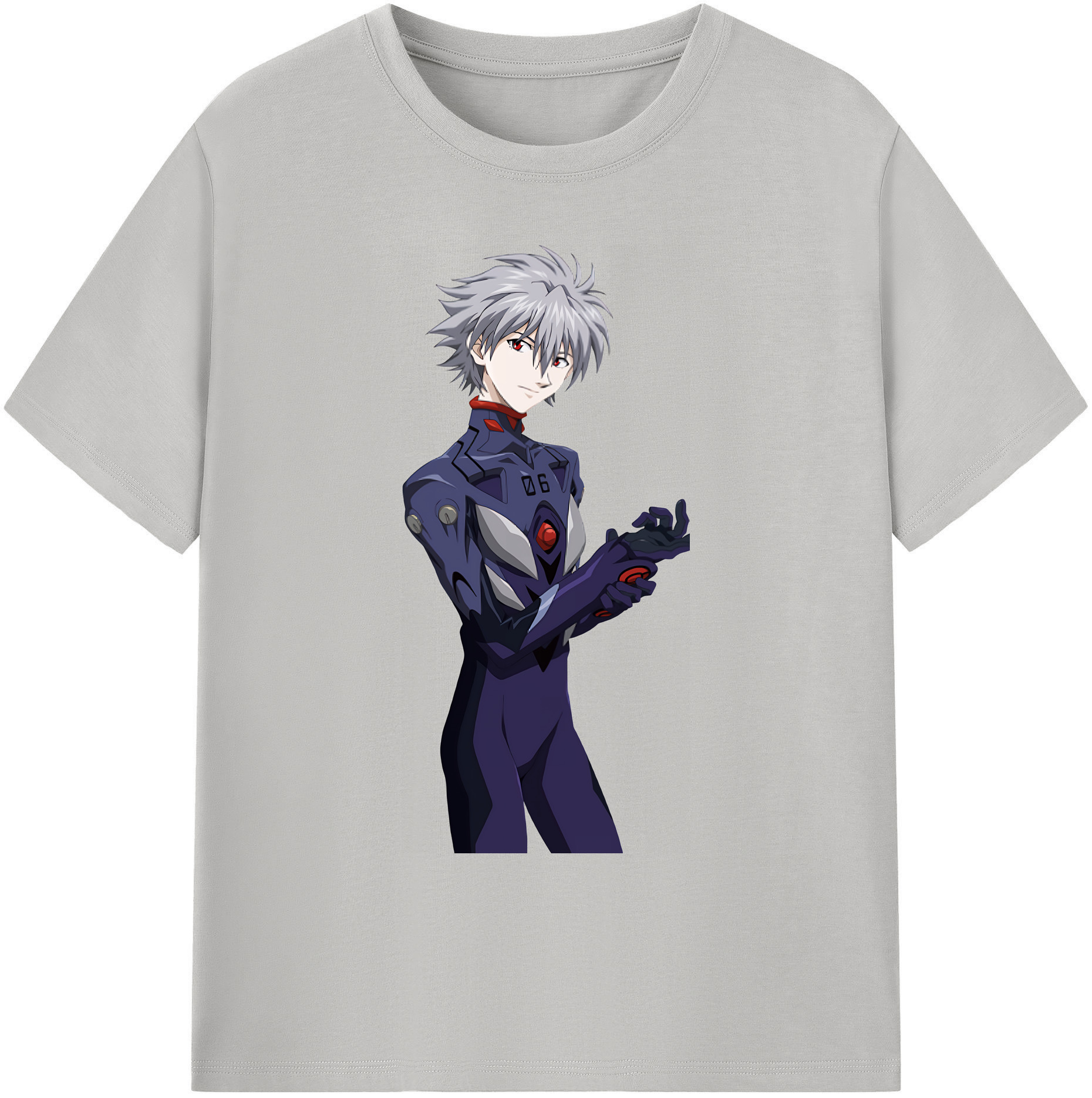 （画像用） EVA 新世紀エヴァンゲリオン 綿100％ メンズ半袖Tシャツ｜肌触りやわらか＆通気性