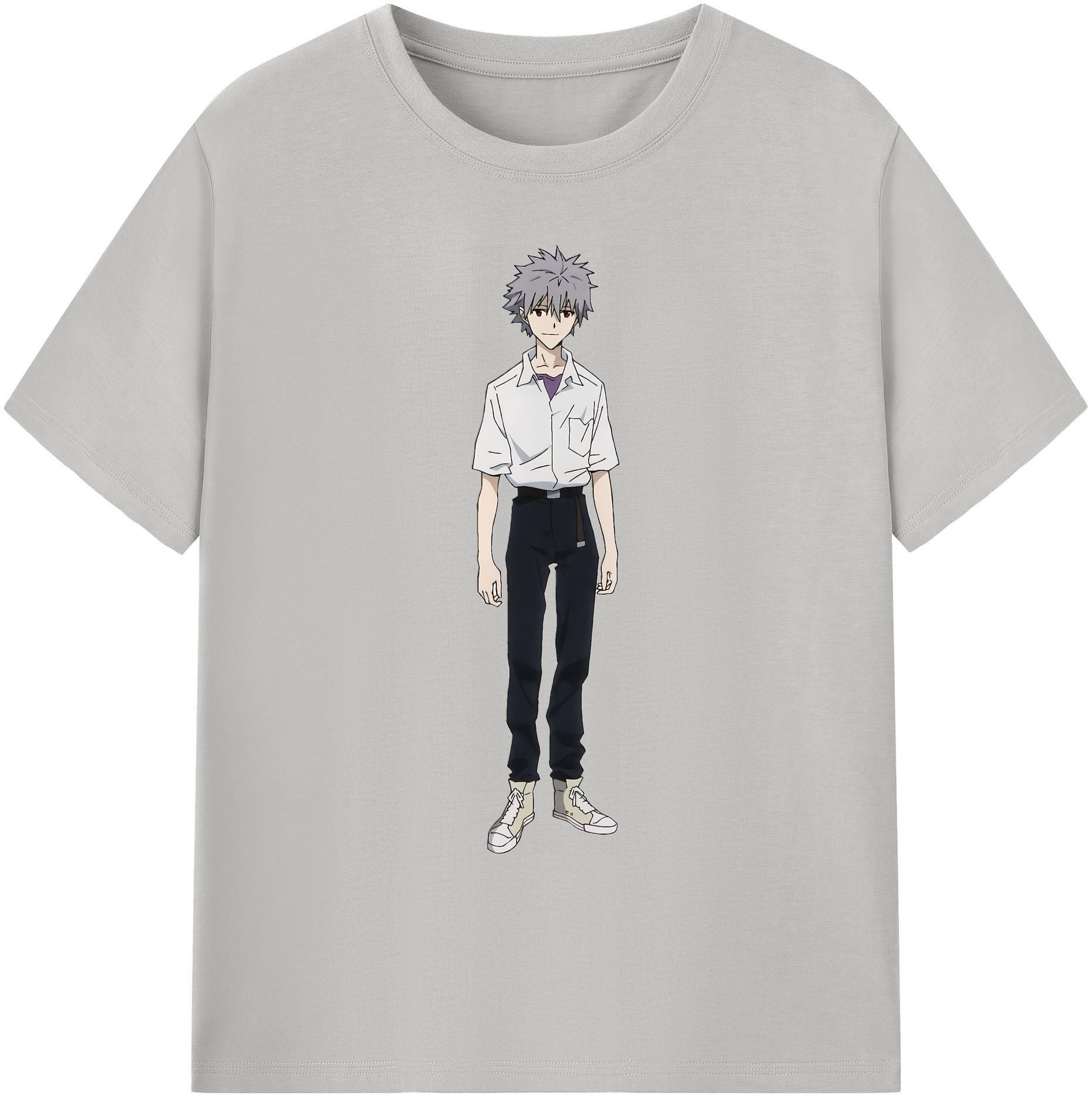 （画像用） EVA 新世紀エヴァンゲリオン 綿100％ メンズ半袖Tシャツ｜肌触りやわらか＆通気性