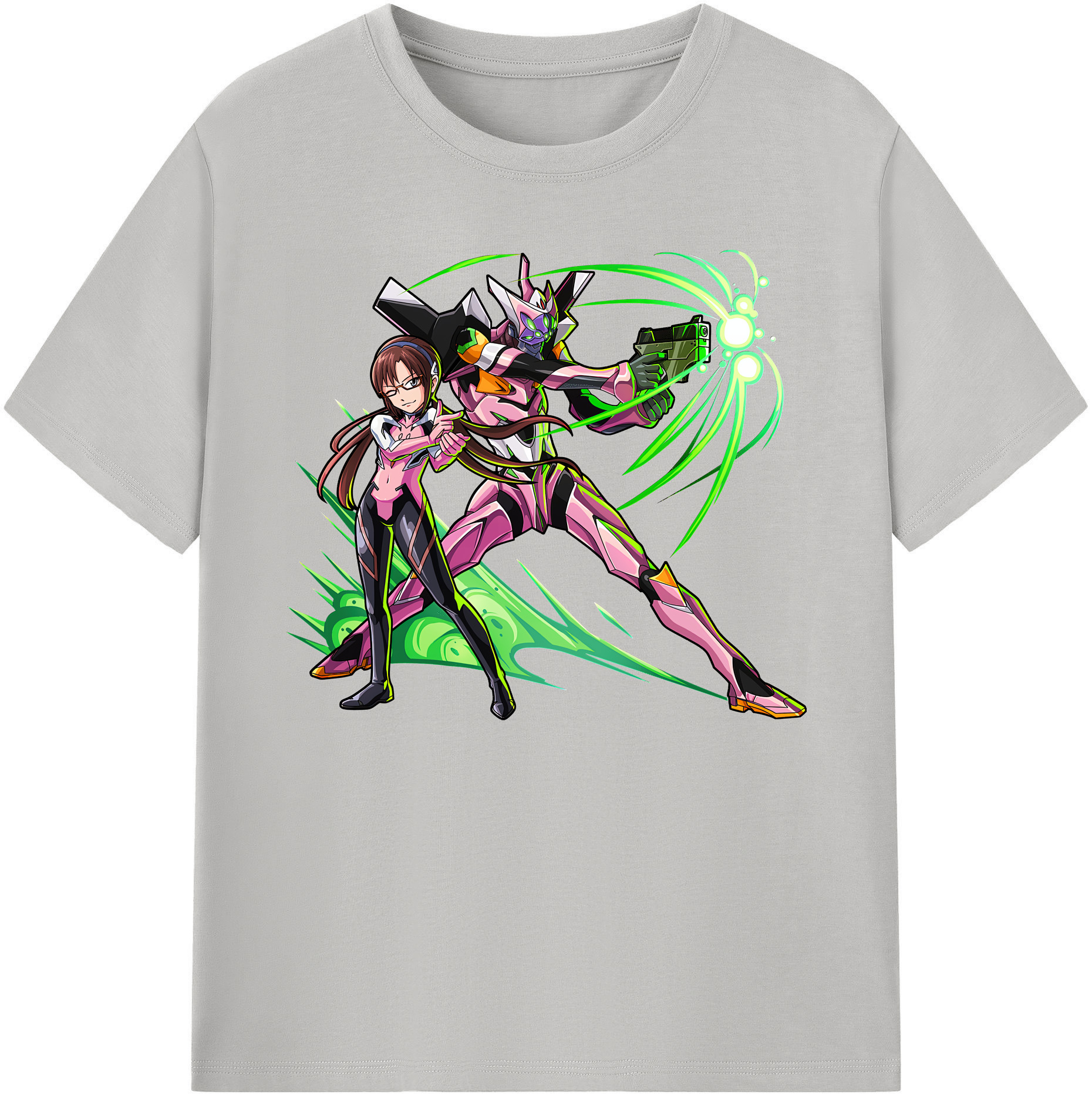 （画像用） EVA 新世紀エヴァンゲリオン 綿100％ メンズ半袖Tシャツ｜肌触りやわらか＆通気性