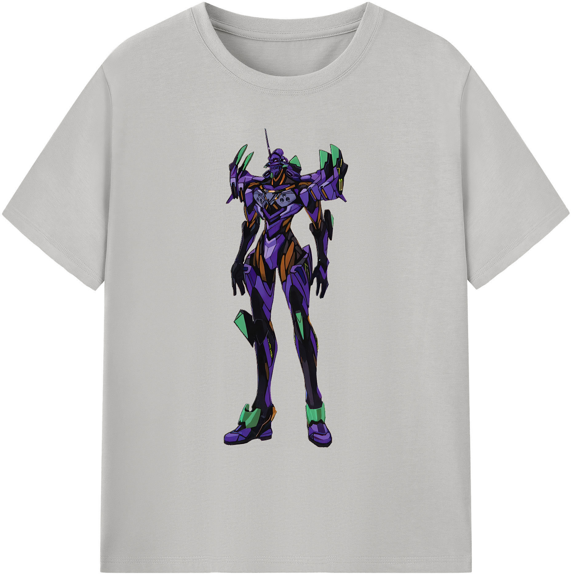 （画像用） EVA 新世紀エヴァンゲリオン 綿100％ メンズ半袖Tシャツ｜肌触りやわらか＆通気性