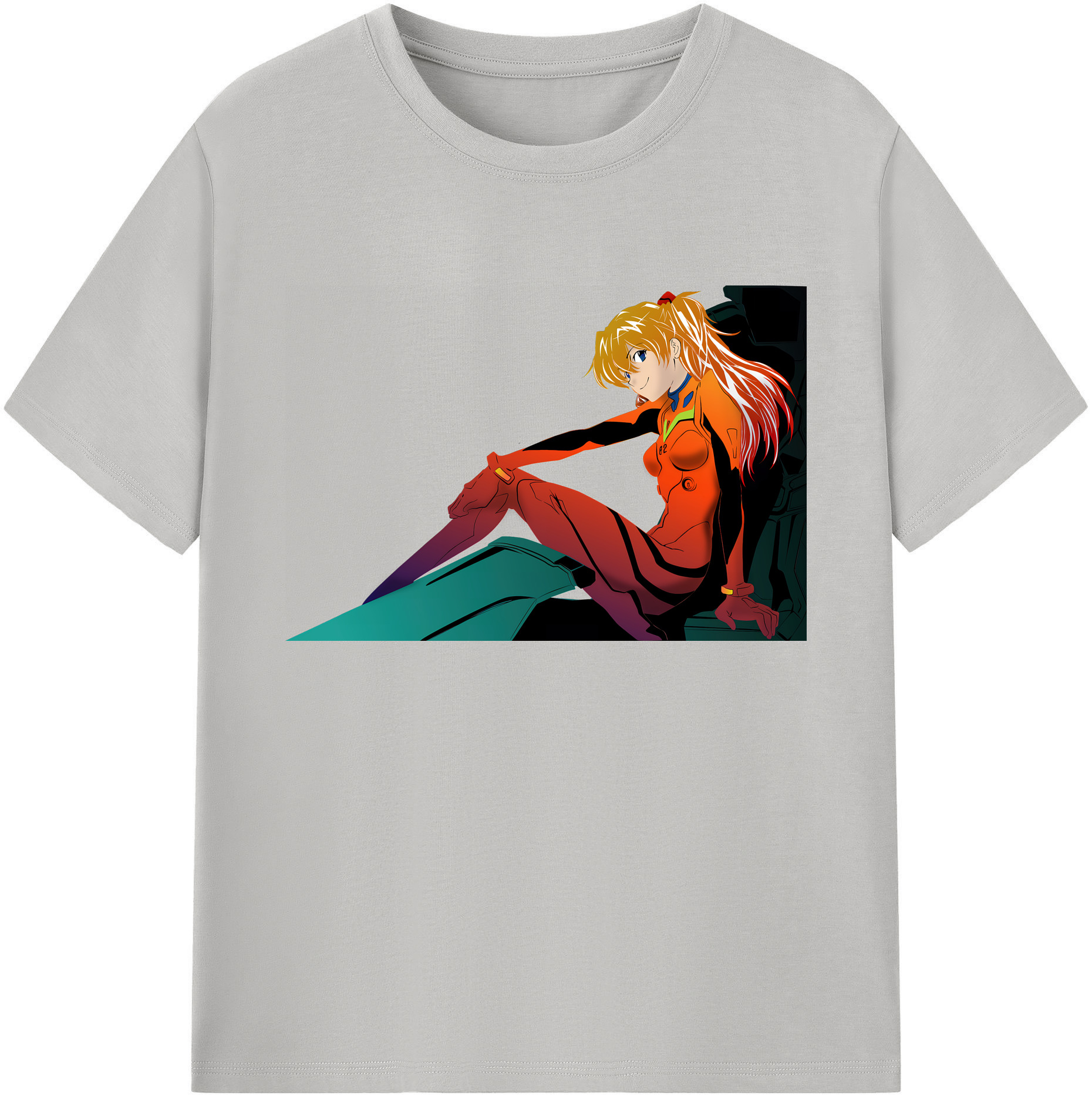 （画像用） EVA 新世紀エヴァンゲリオン 綿100％ メンズ半袖Tシャツ｜肌触りやわらか＆通気性