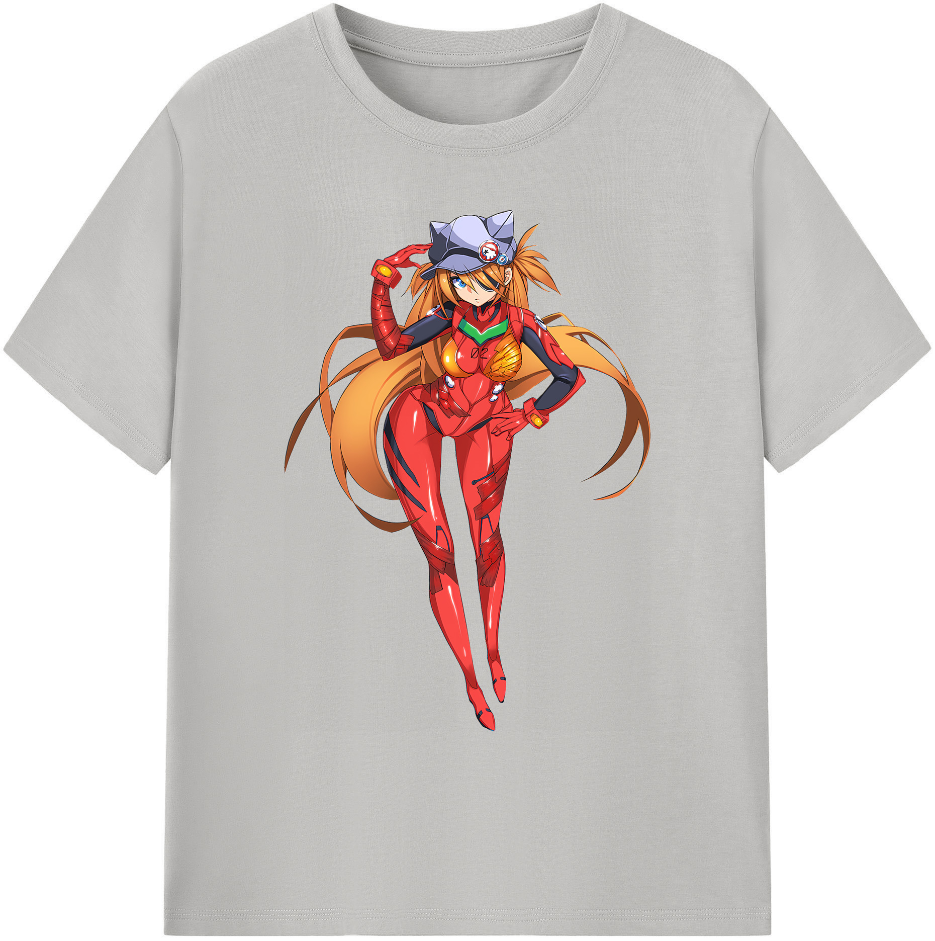 （画像用） EVA 新世紀エヴァンゲリオン 綿100％ メンズ半袖Tシャツ｜肌触りやわらか＆通気性