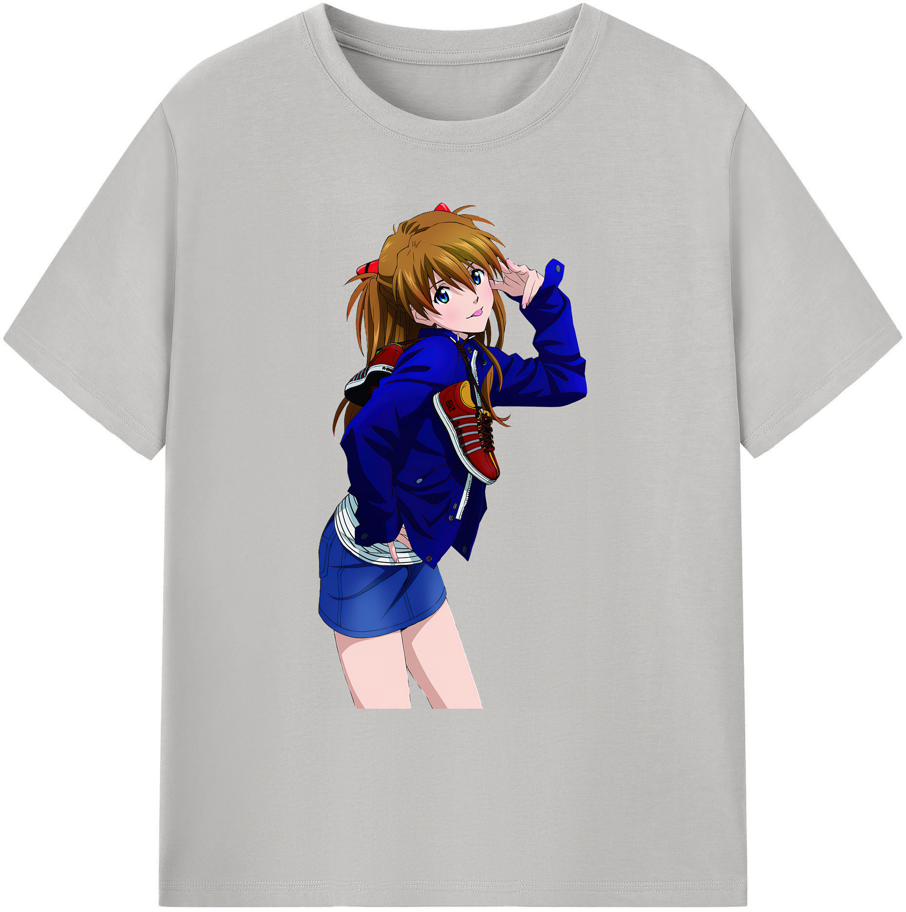 （画像用） EVA 新世紀エヴァンゲリオン 綿100％ メンズ半袖Tシャツ｜肌触りやわらか＆通気性