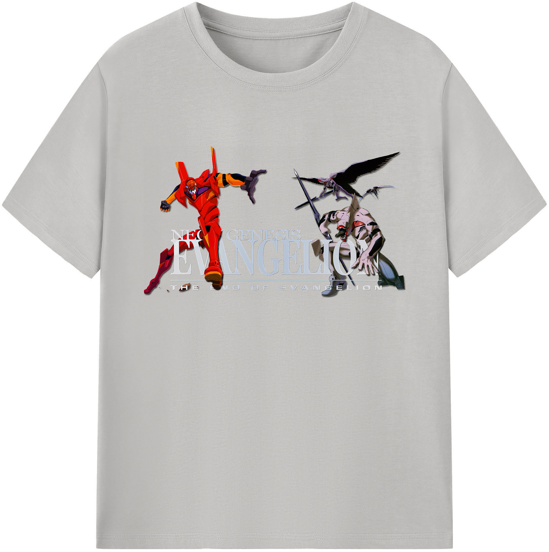 （画像用） EVA 新世紀エヴァンゲリオン 綿100％ メンズ半袖Tシャツ｜肌触りやわらか＆通気性