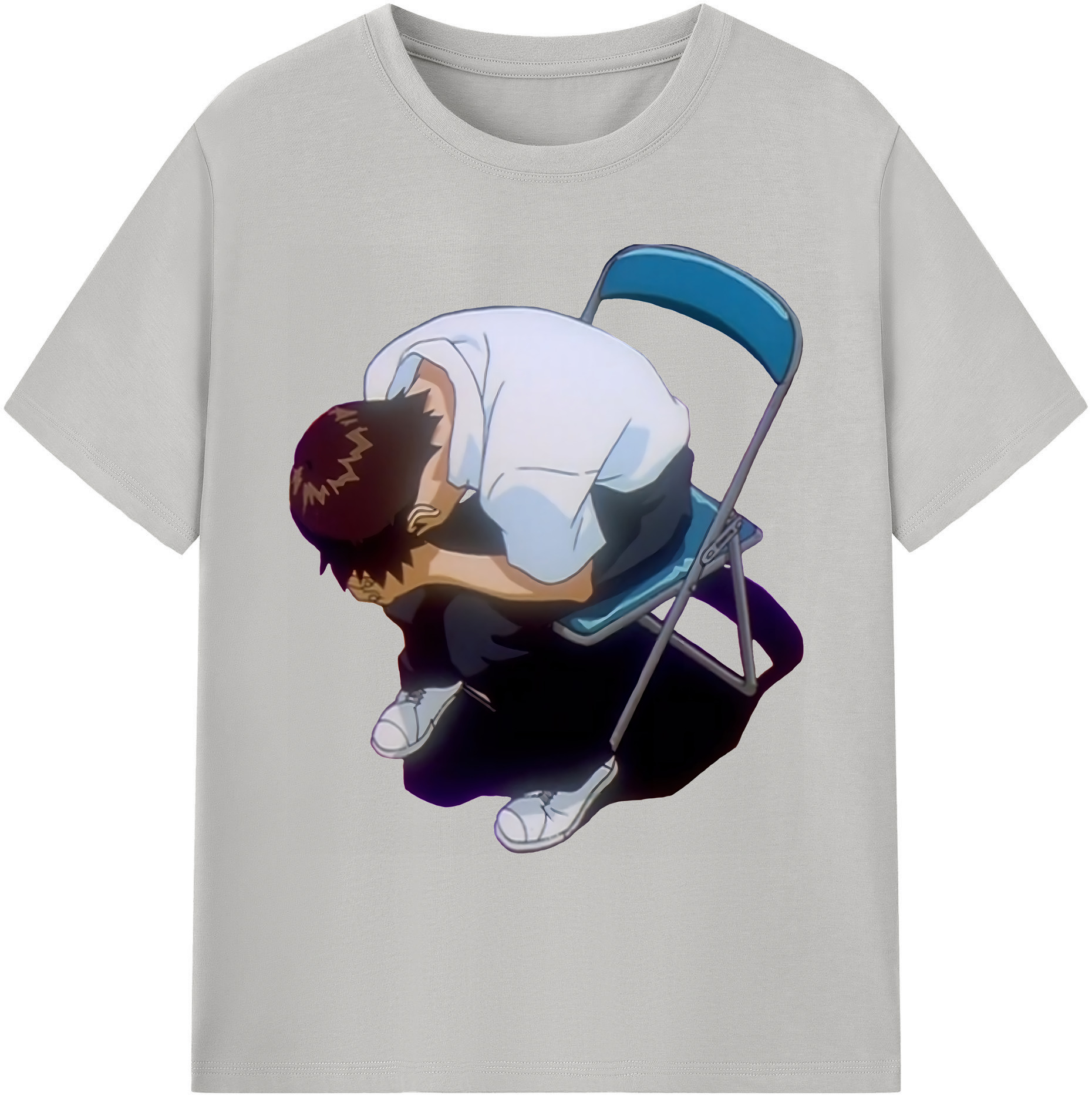 （画像用） EVA 新世紀エヴァンゲリオン 綿100％ メンズ半袖Tシャツ｜肌触りやわらか＆通気性