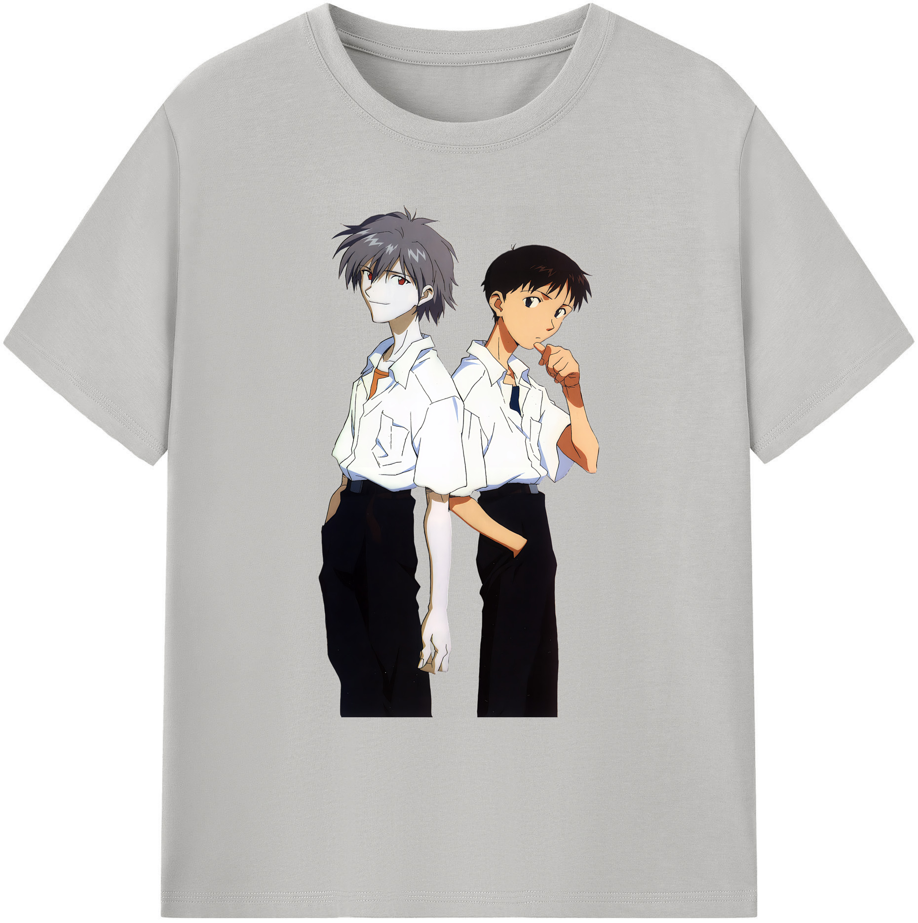 （画像用） EVA 新世紀エヴァンゲリオン 綿100％ メンズ半袖Tシャツ｜肌触りやわらか＆通気性