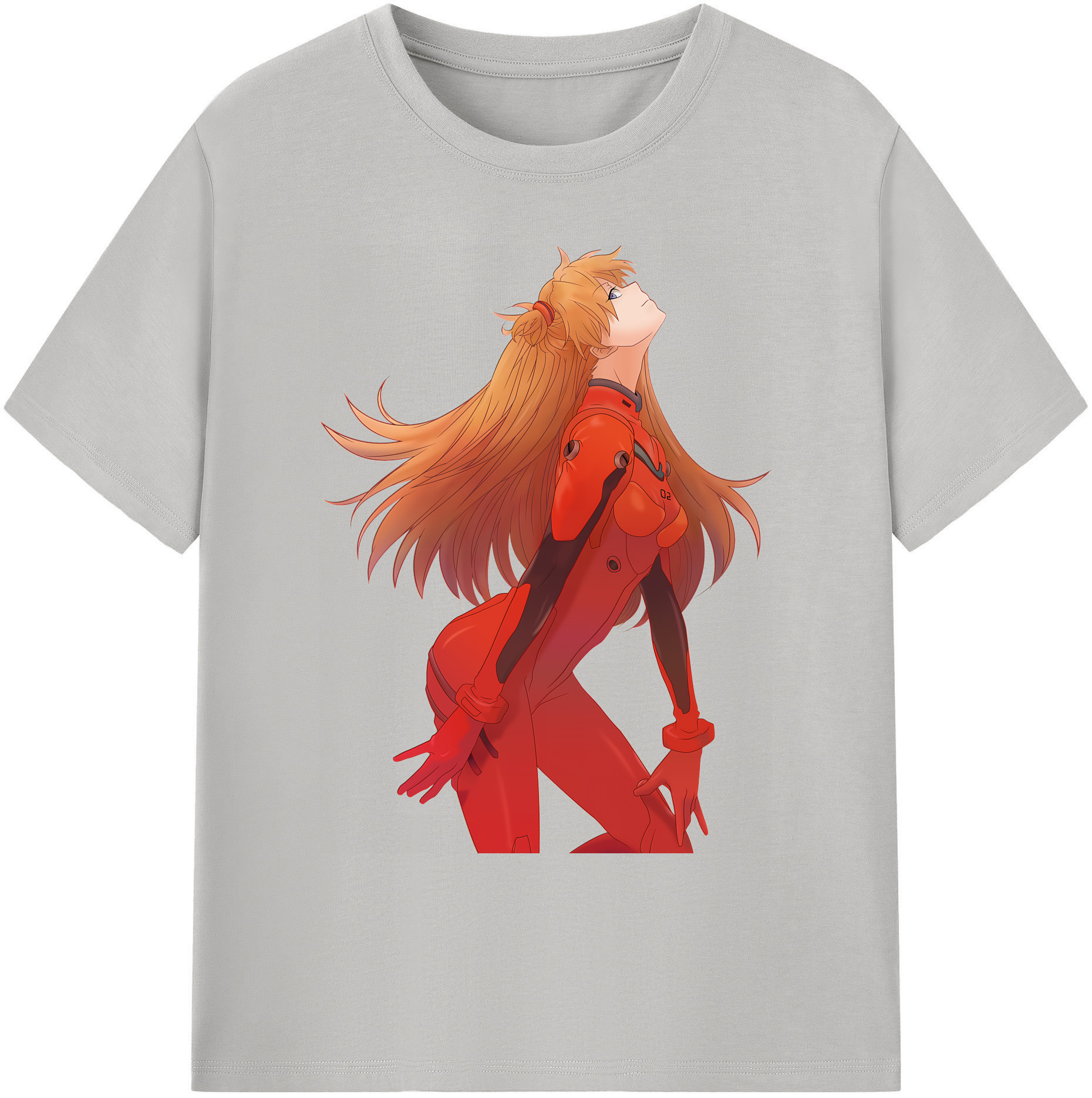 （画像用） EVA 新世紀エヴァンゲリオン 綿100％ メンズ半袖Tシャツ｜肌触りやわらか＆通気性