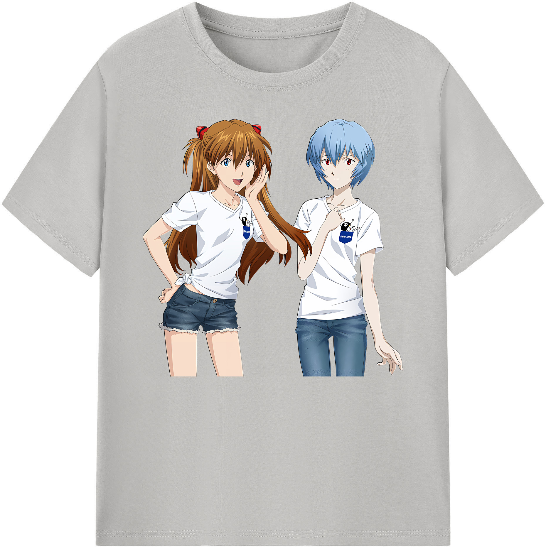 （画像用） EVA 新世紀エヴァンゲリオン 綿100％ メンズ半袖Tシャツ｜肌触りやわらか＆通気性