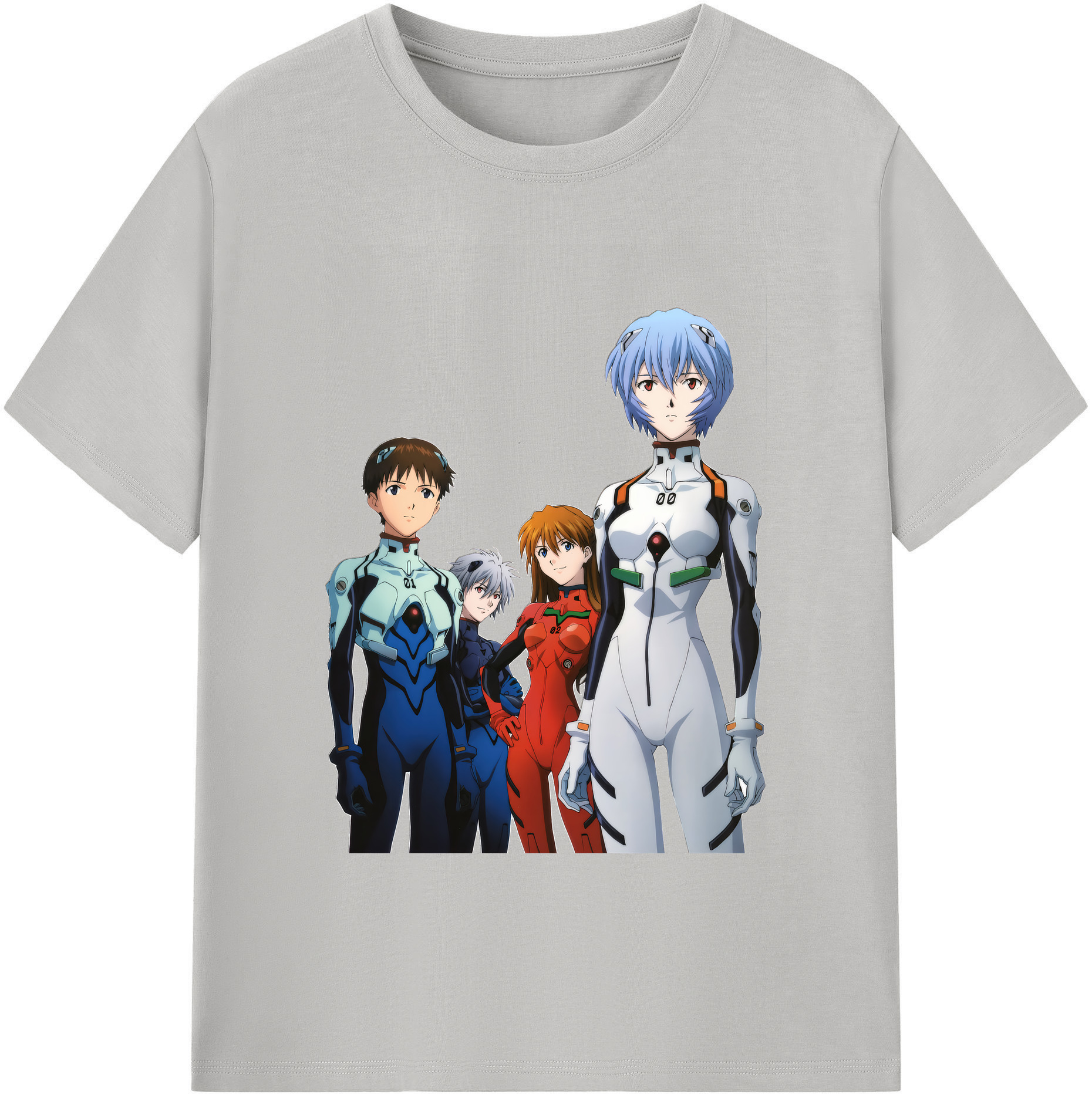 （画像用） EVA 新世紀エヴァンゲリオン 綿100％ メンズ半袖Tシャツ｜肌触りやわらか＆通気性
