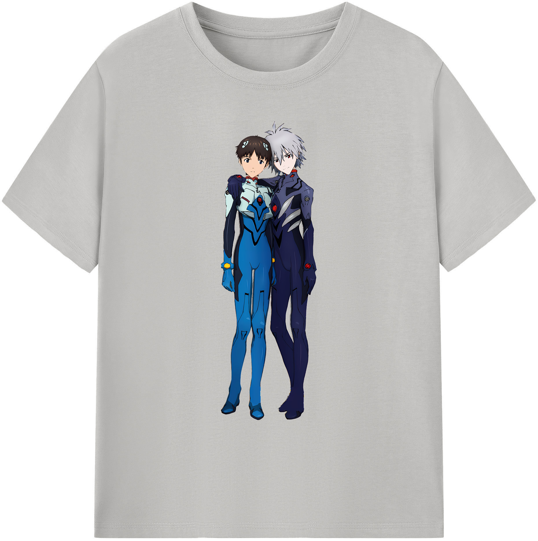 （画像用） EVA 新世紀エヴァンゲリオン 綿100％ メンズ半袖Tシャツ｜肌触りやわらか＆通気性