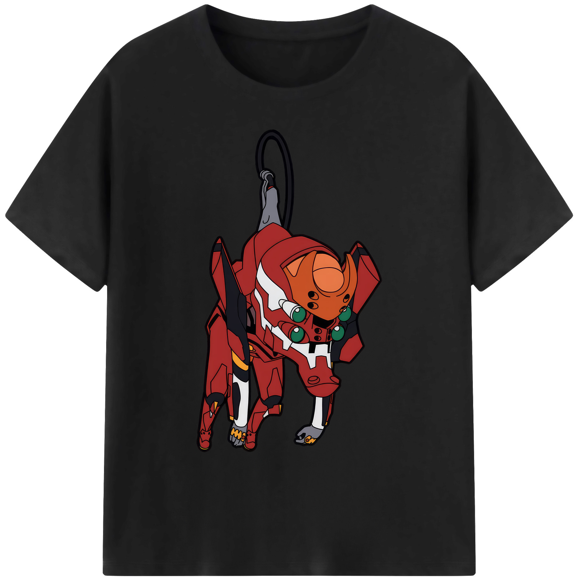 （画像用） EVA 新世紀エヴァンゲリオン 綿100％ メンズ半袖Tシャツ｜肌触りやわらか＆通気性