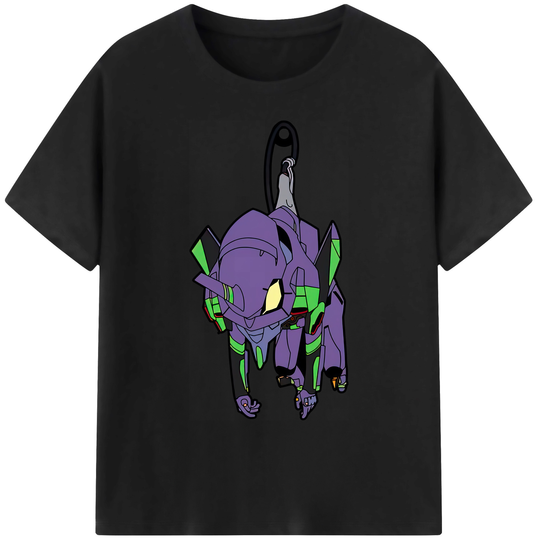 （画像用） EVA 新世紀エヴァンゲリオン 綿100％ メンズ半袖Tシャツ｜肌触りやわらか＆通気性