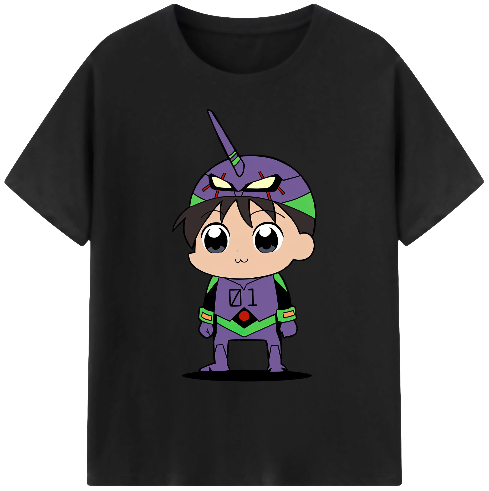（画像用） EVA 新世紀エヴァンゲリオン 綿100％ メンズ半袖Tシャツ｜肌触りやわらか＆通気性