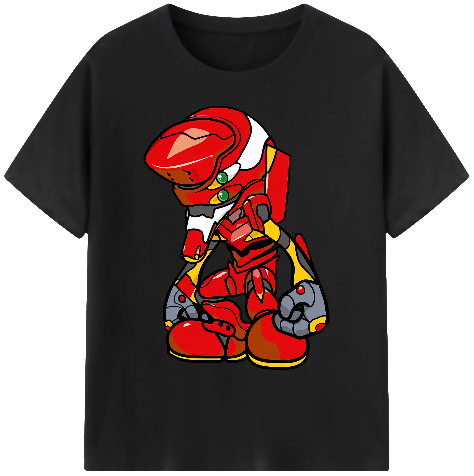 （画像用） EVA 新世紀エヴァンゲリオン 綿100％ メンズ半袖Tシャツ｜肌触りやわらか＆通気性